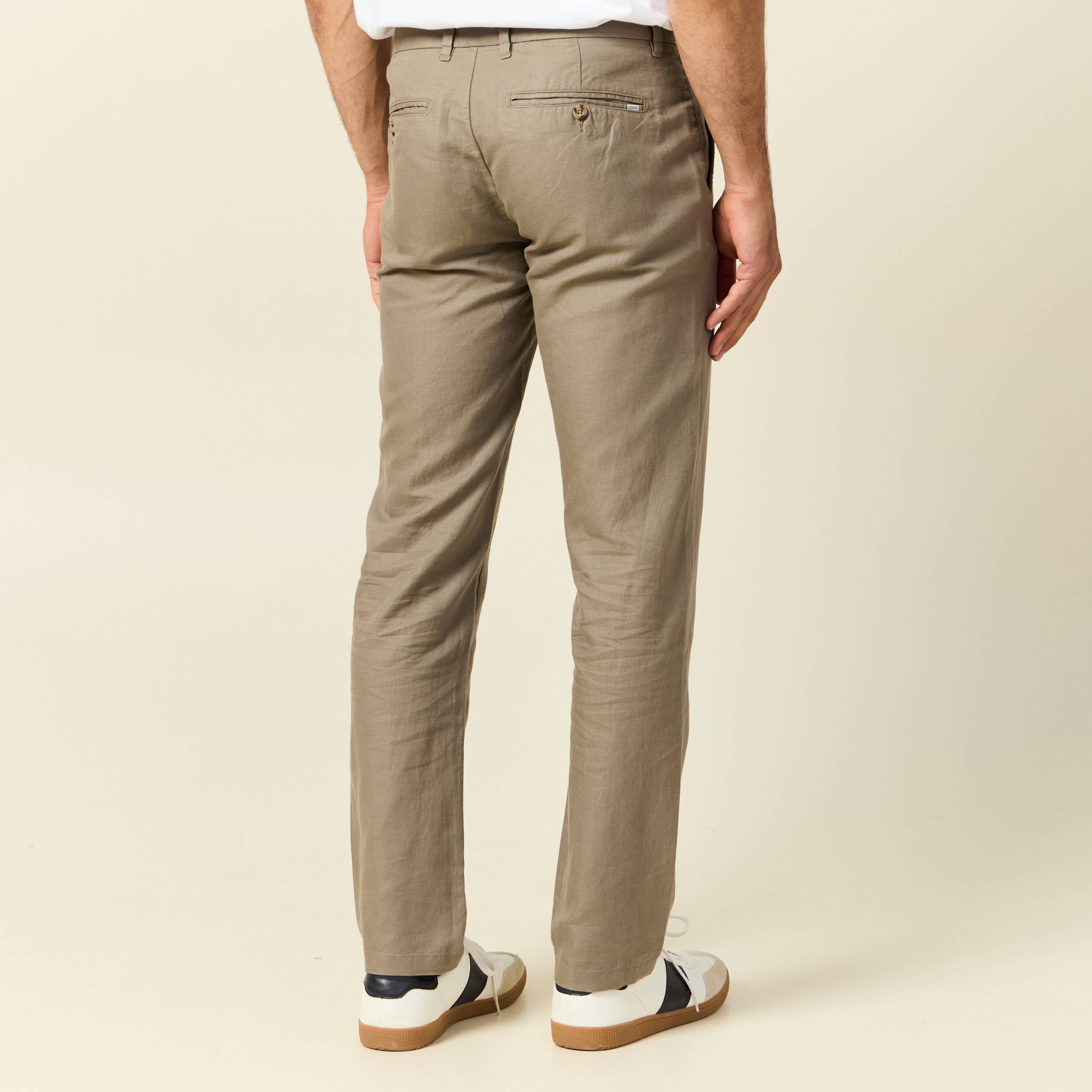 Pantalon chino sable homme