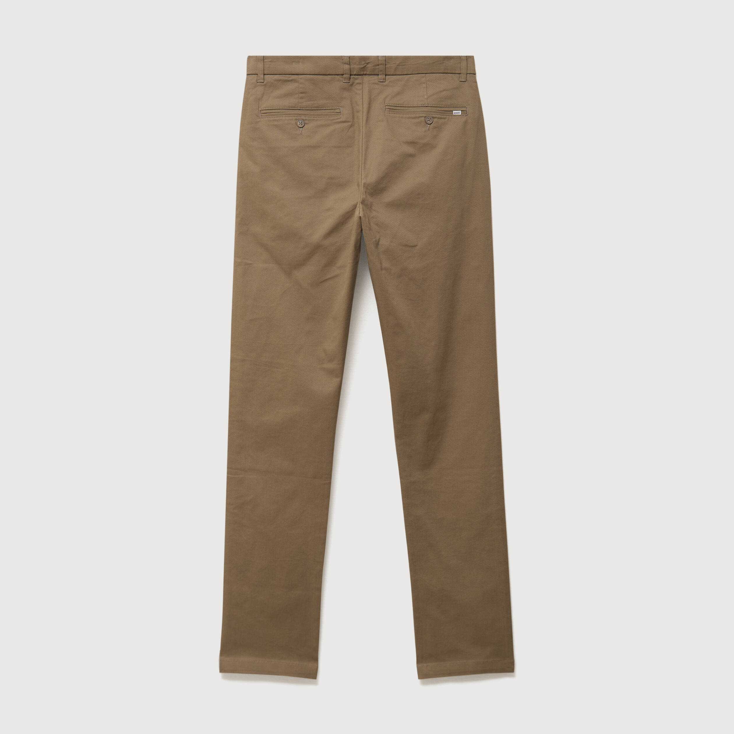 Pantalon chino slim taupe homme