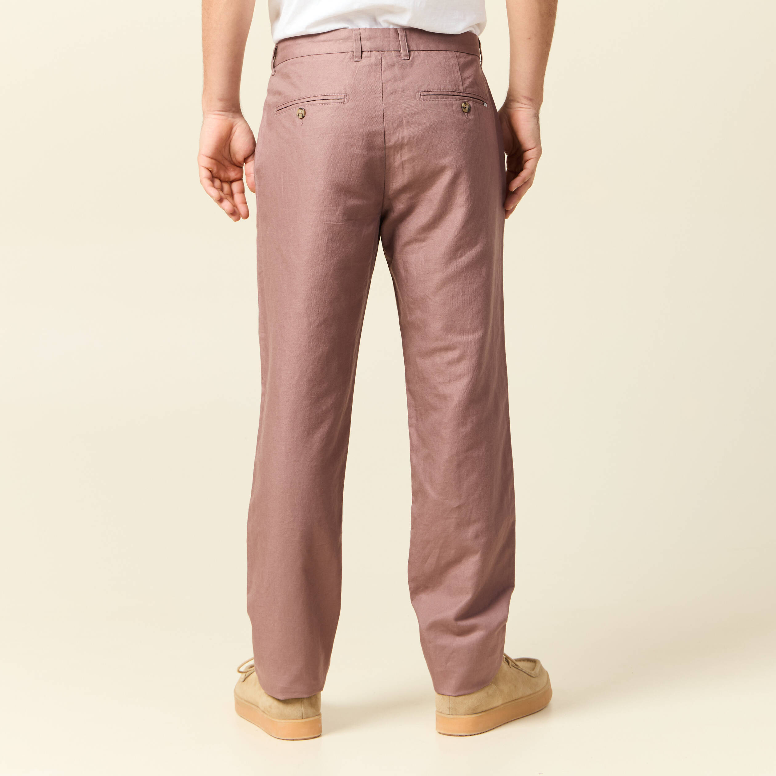 pantalon chino vieux rose homme Pantalon chino vieux rose homme