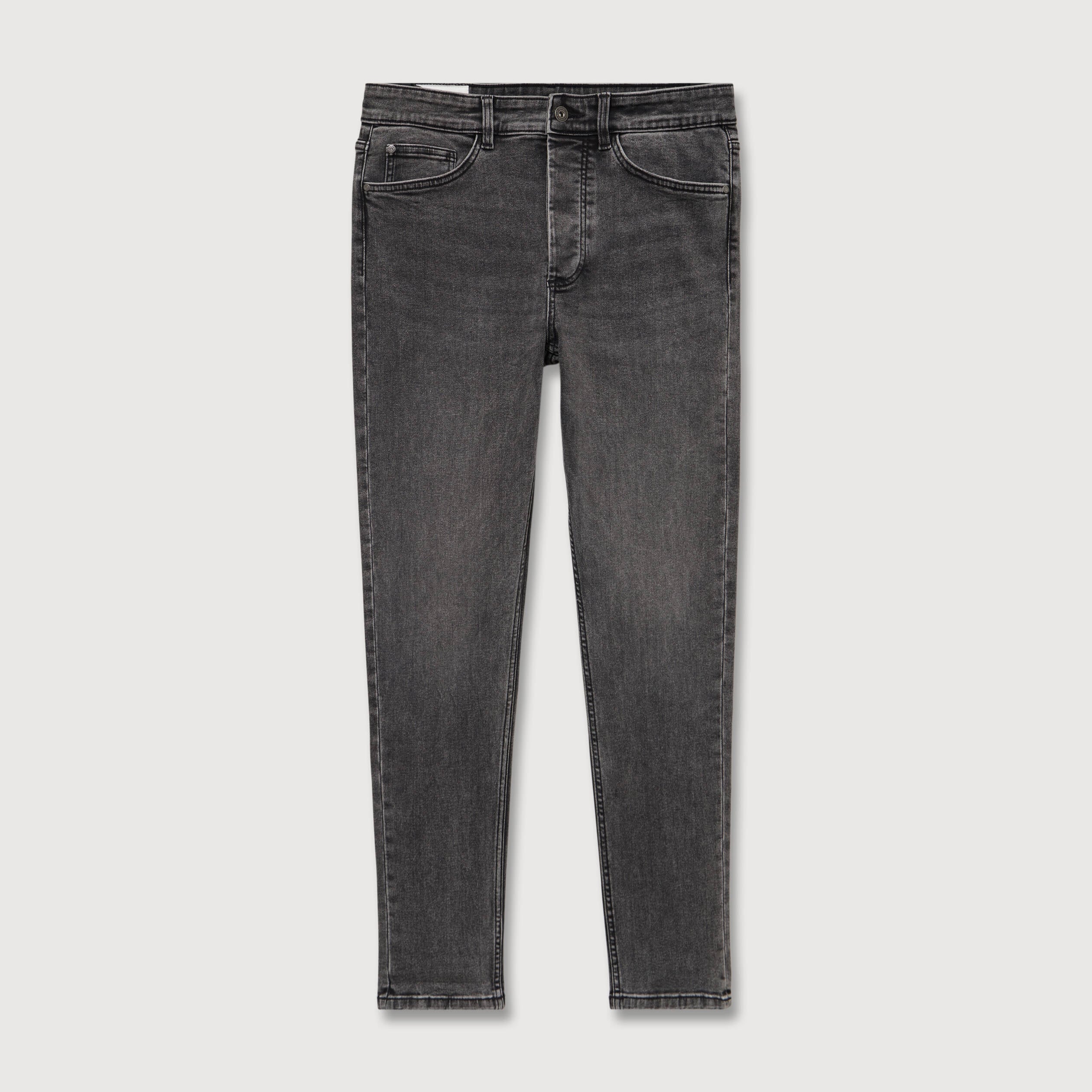 Jeans skinny tapered denim snow noir homme