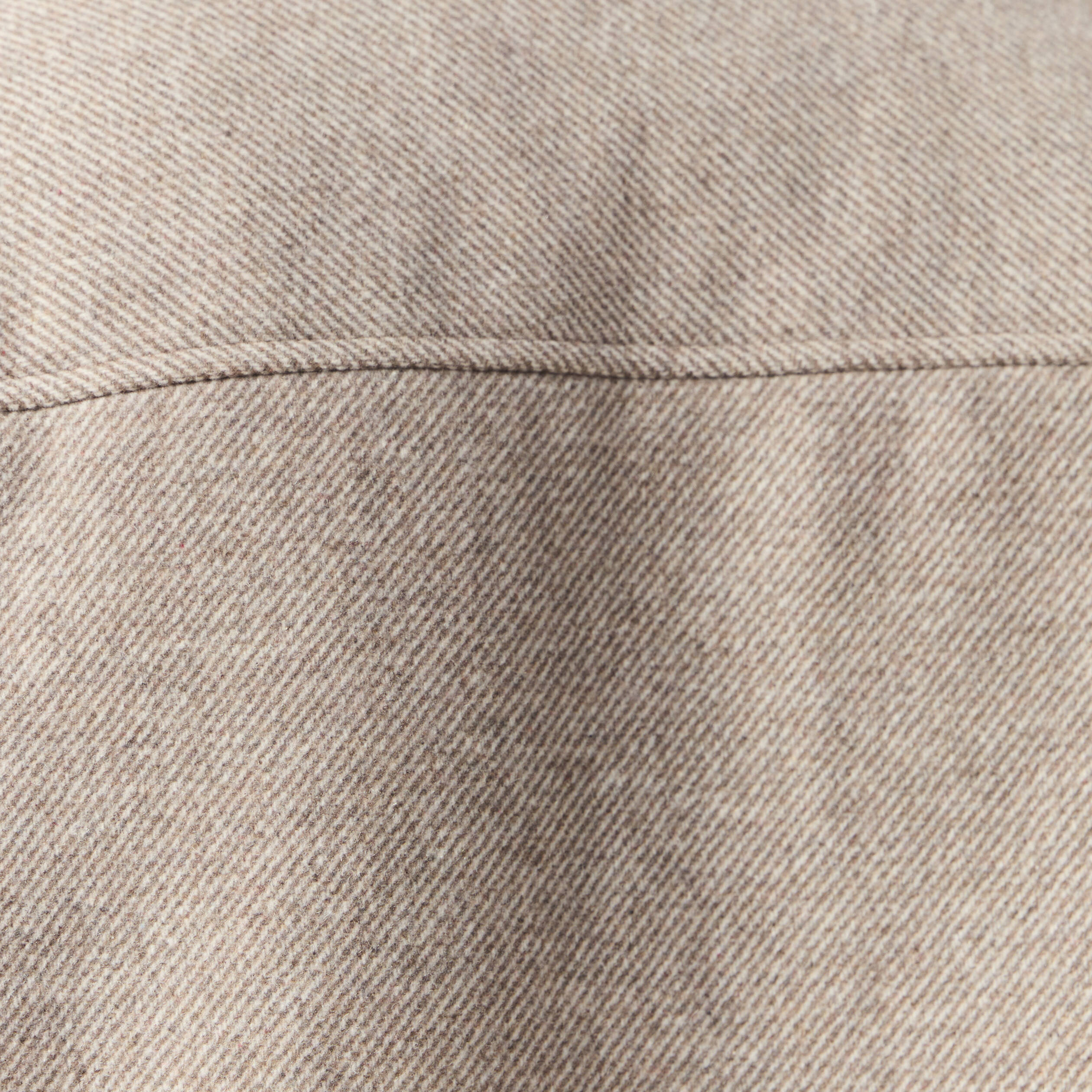 Surchemise boutonn&eacute;e beige homme