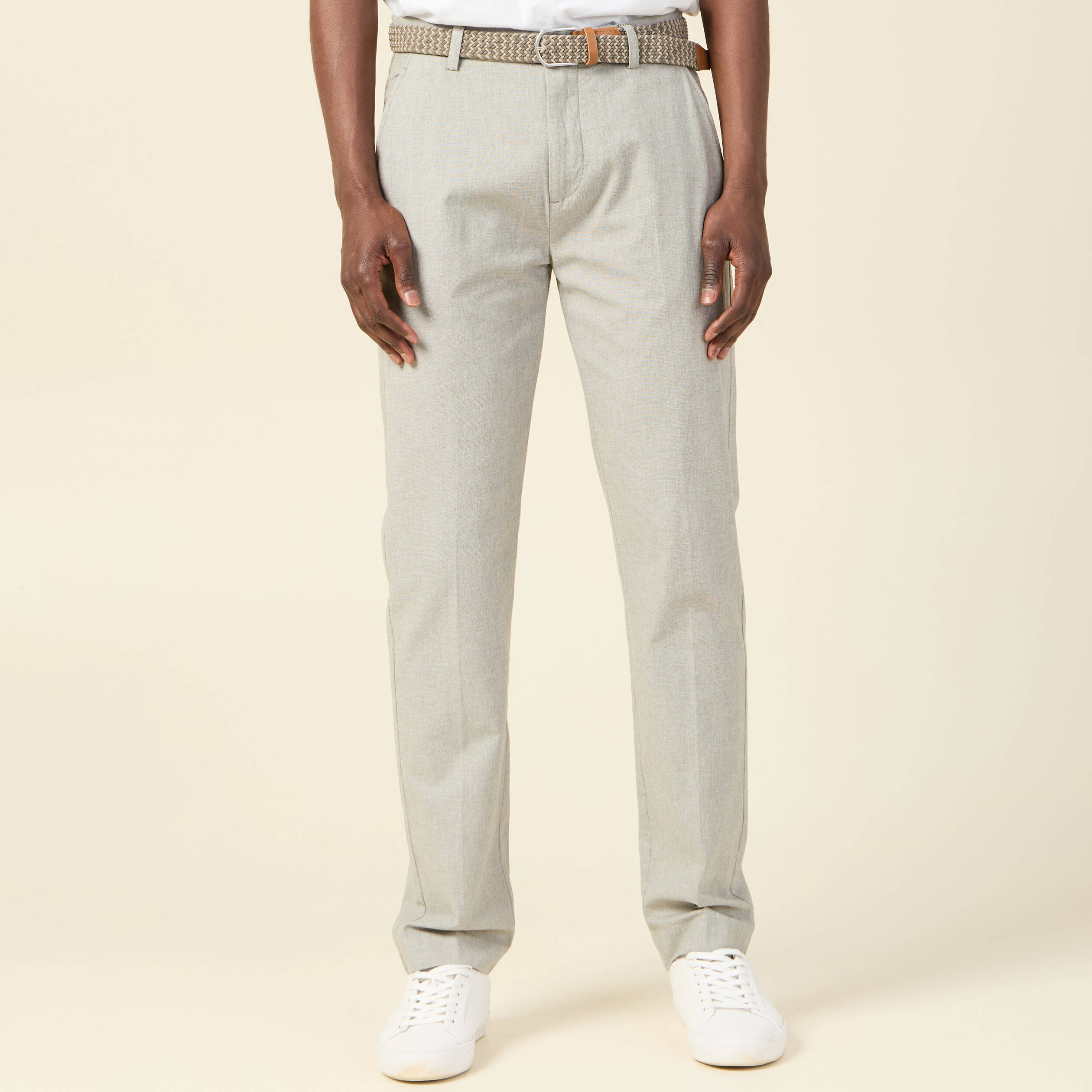 pantalon eco responsable vert kaki homme Pantalon éco-responsable vert kaki homme