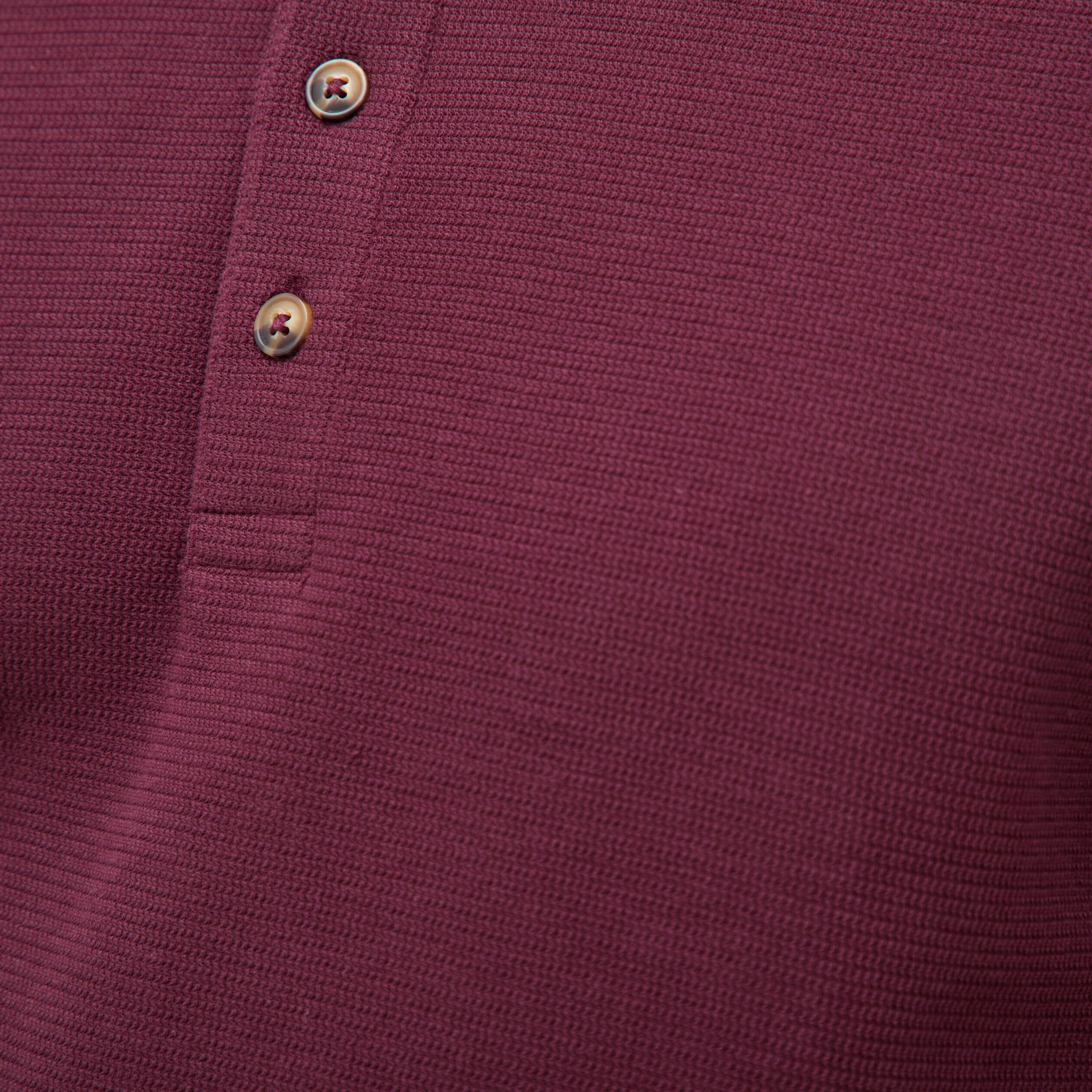 T-shirt manches longues prune homme