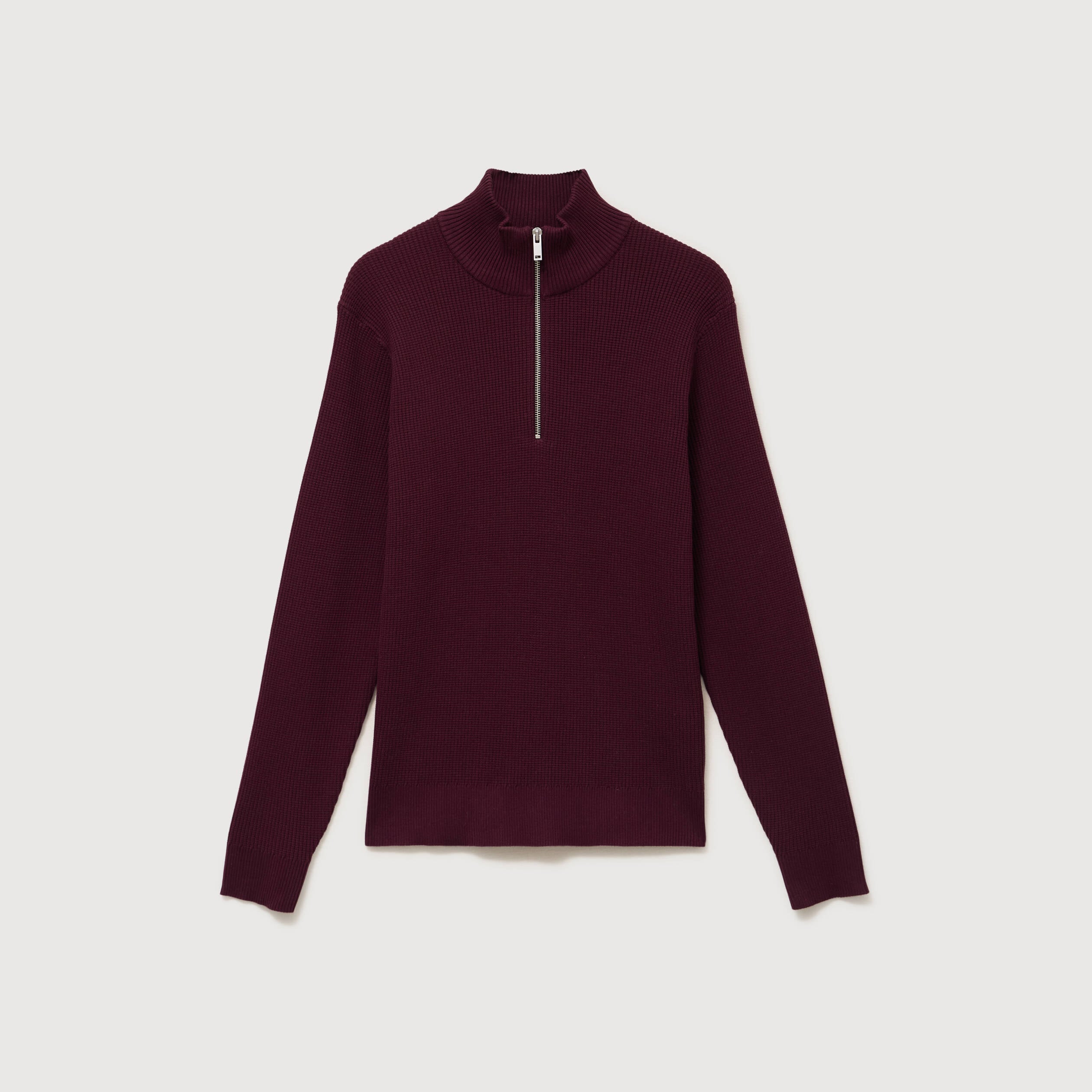 Pull col camionneur prune homme