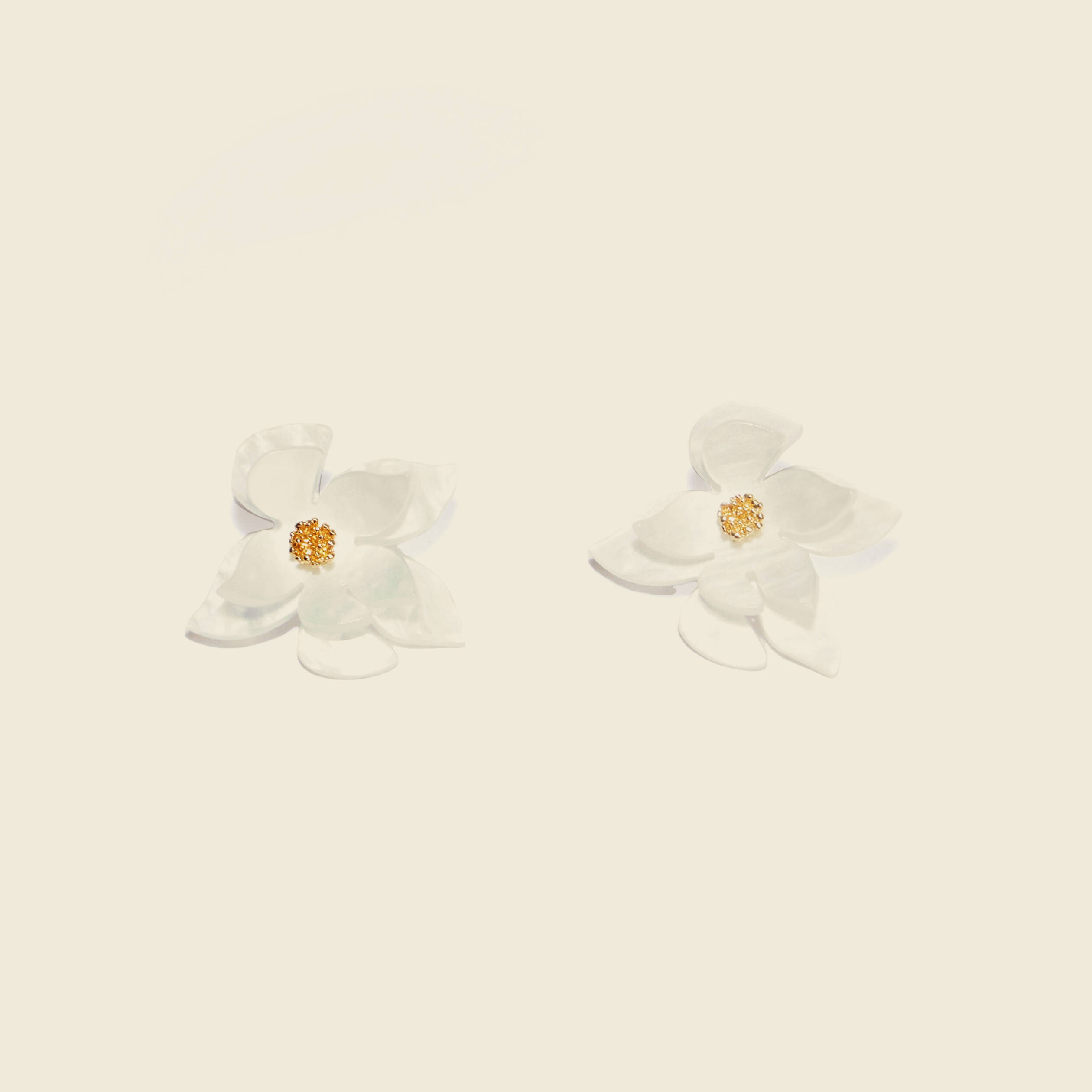 boucles doreilles clous blanc femme Boucles d'oreilles clous blanc femme