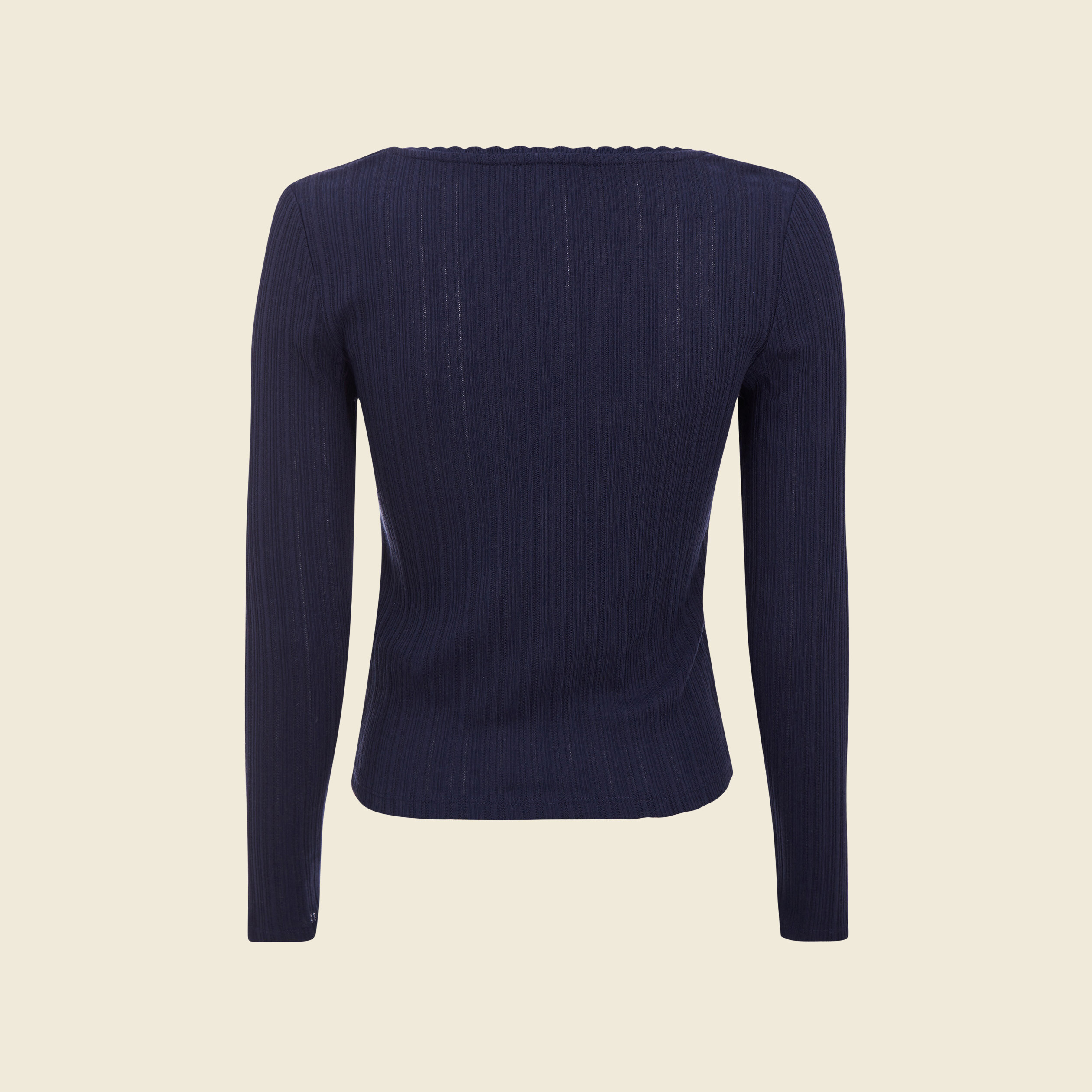 t shirt a manches longues bleu marine femme T-shirt à manches longues bleu marine femme