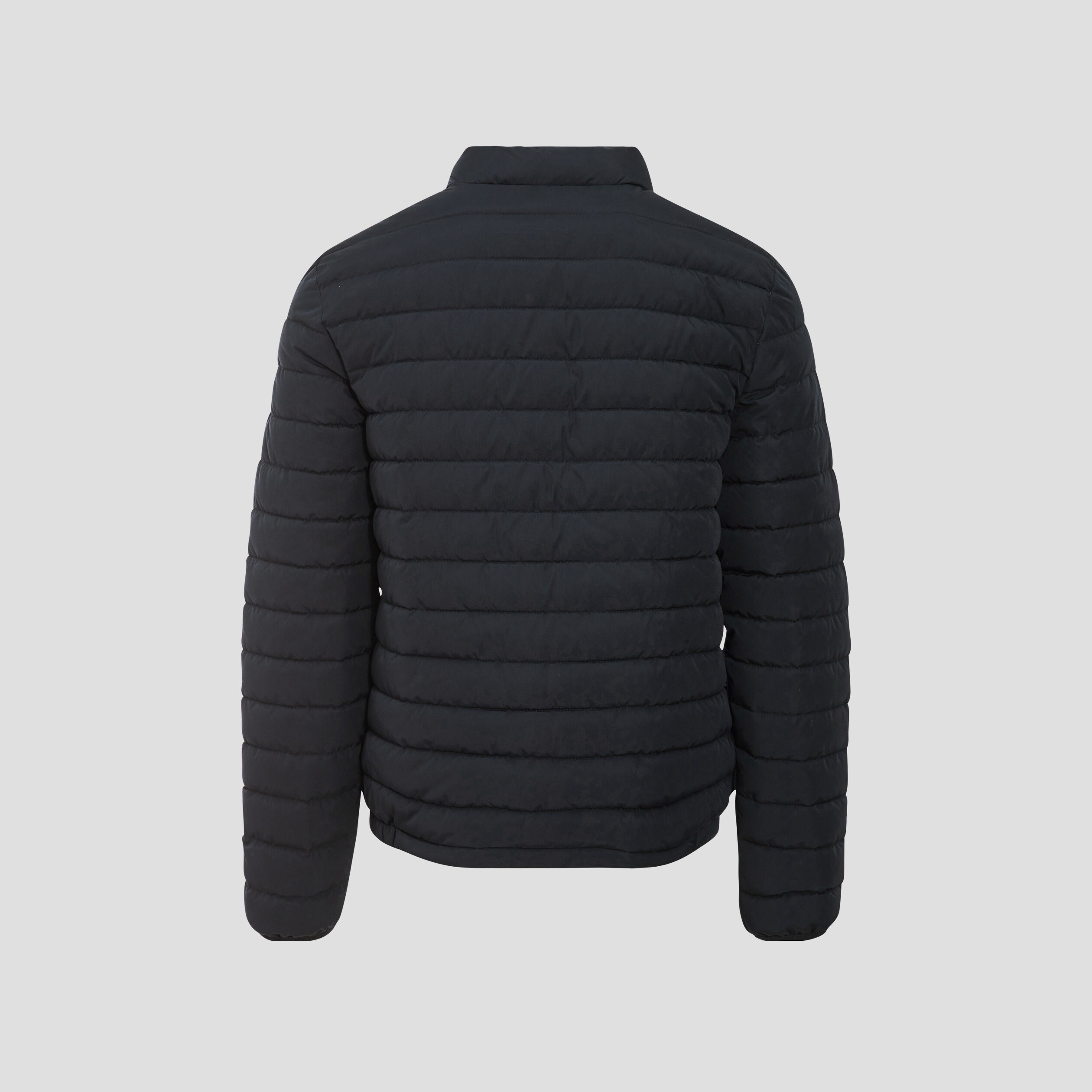 Doudoune droite col montant bleu marine homme