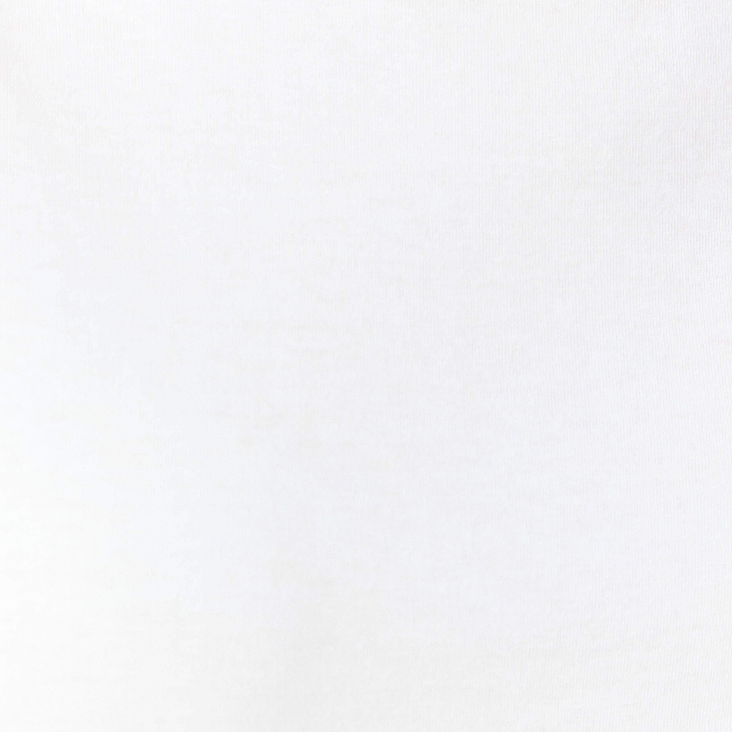 T-shirt cintr&eacute; col rond manches courtes blanc femme