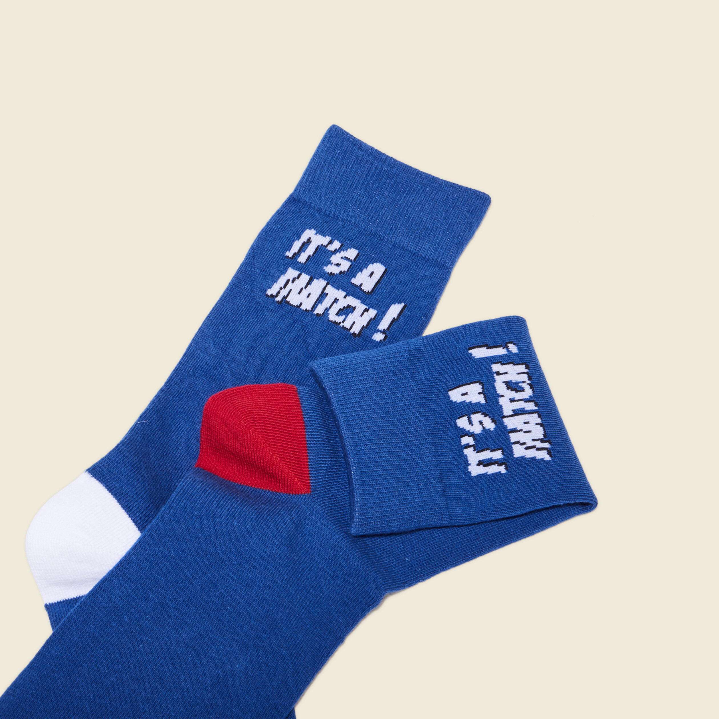 Chaussettes bleu homme