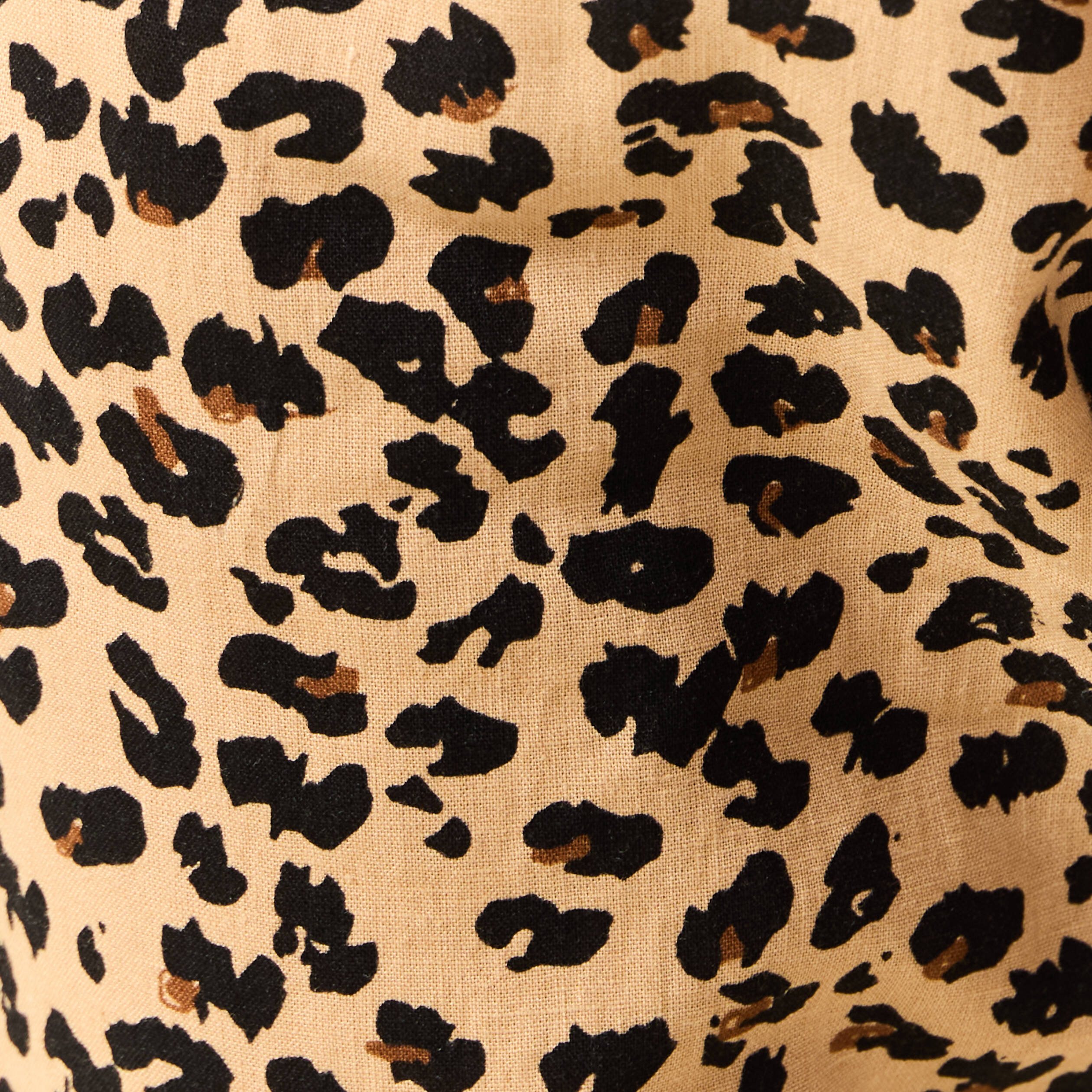 Salopette droite 7/8&egrave;me camel femme