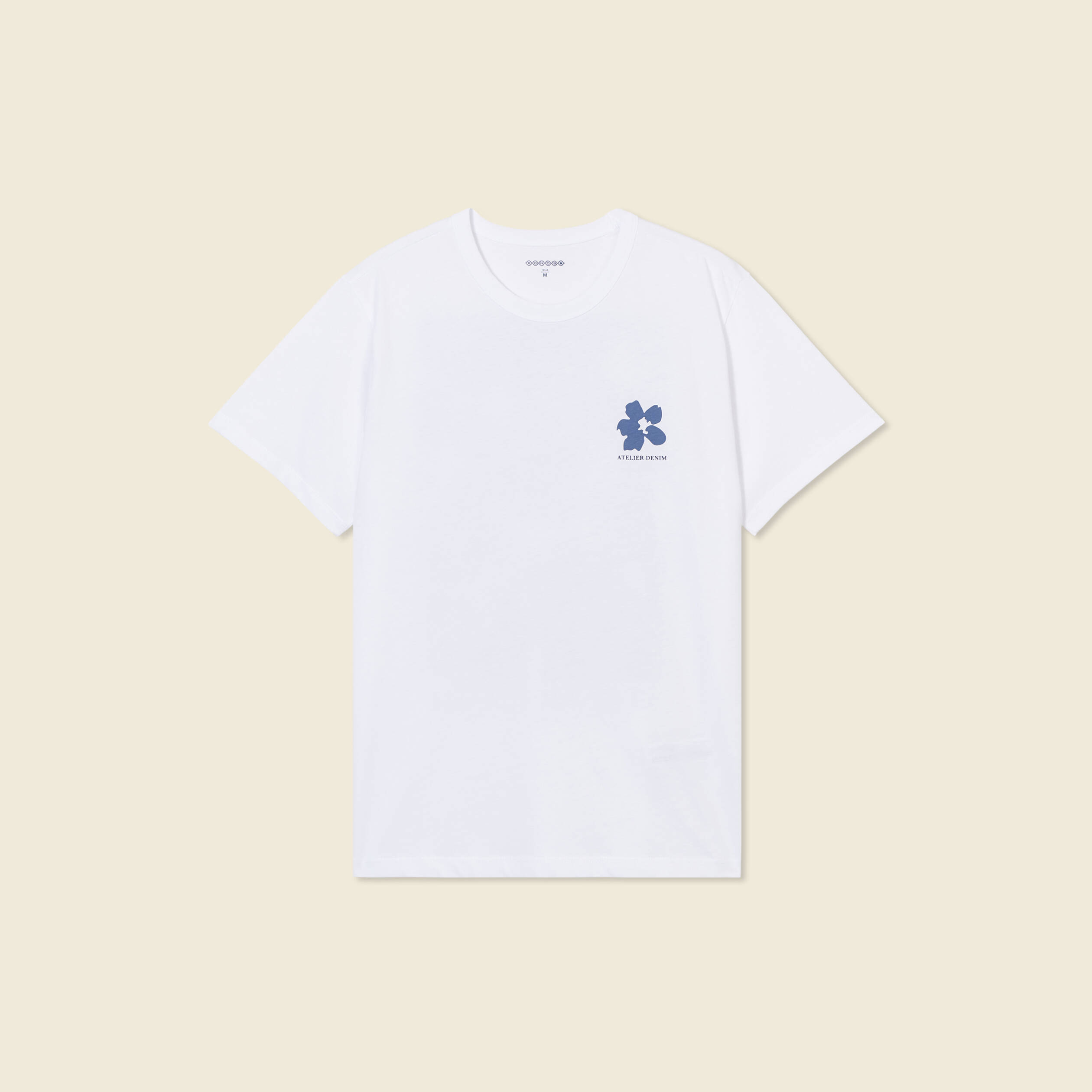 t shirt manches courtes blanc homme T-shirt manches courtes blanc homme