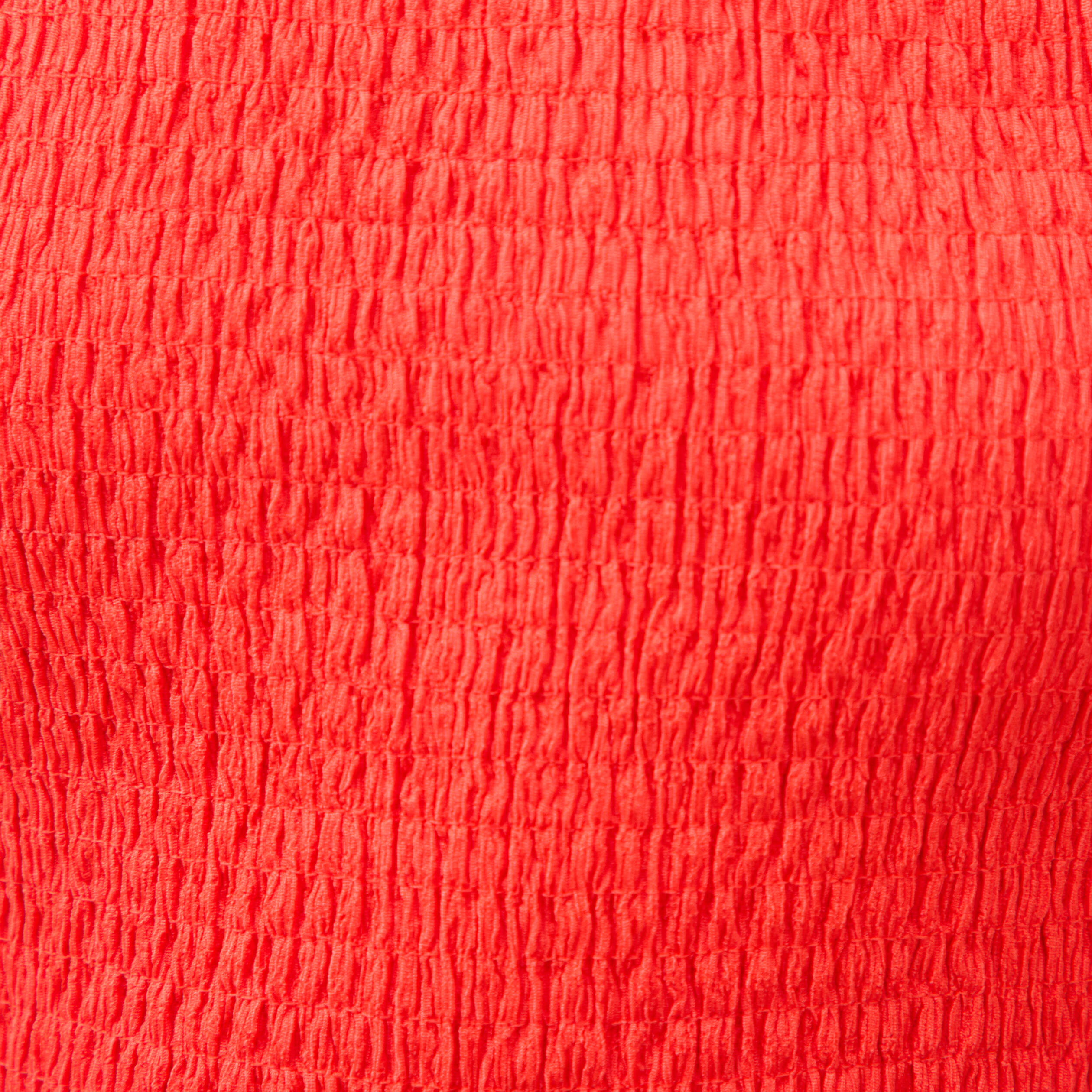 D&eacute;bardeur cintr&eacute; cropped d&eacute;collet&eacute; orange fonc&eacute; femme