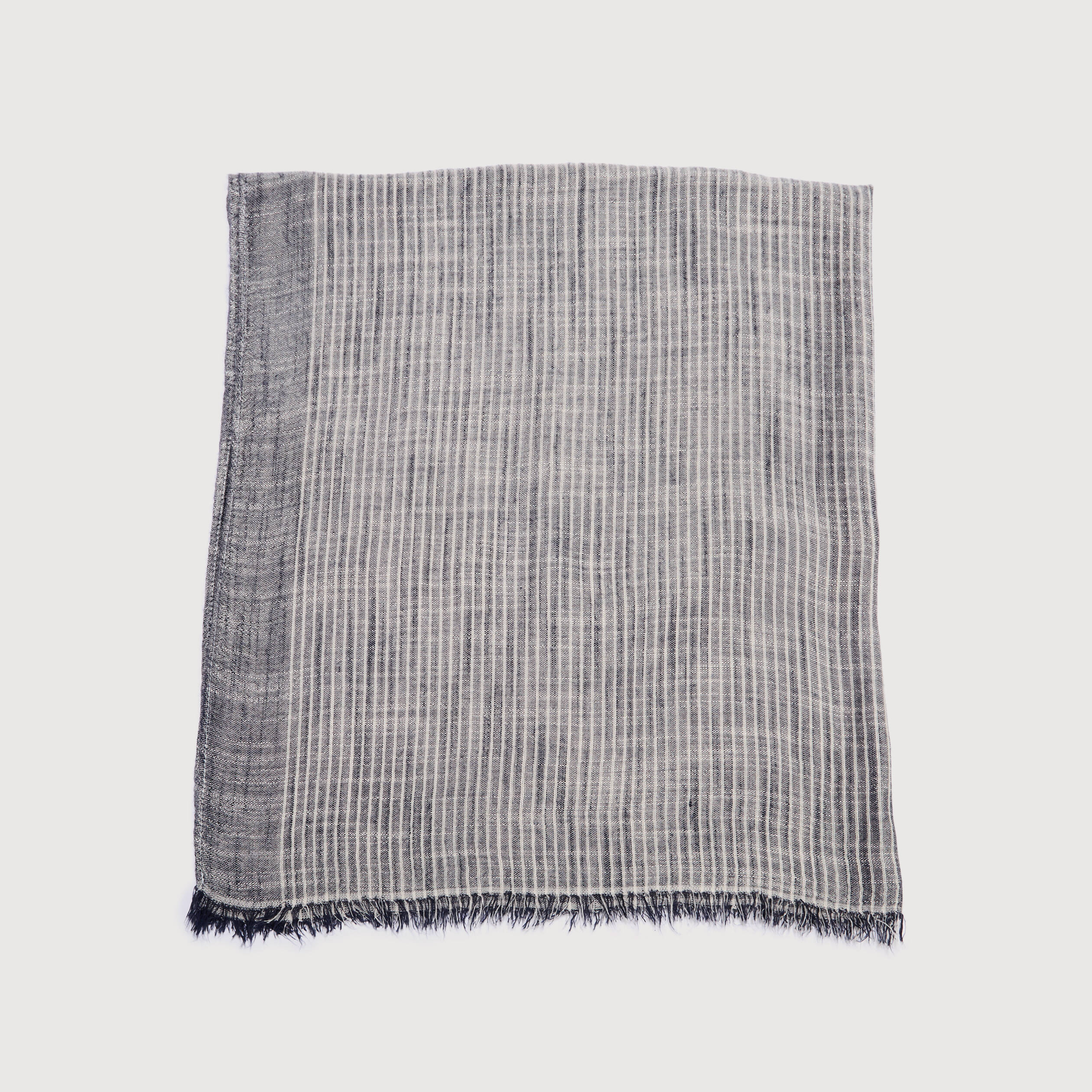 Foulard ray&eacute; bleu ciel homme