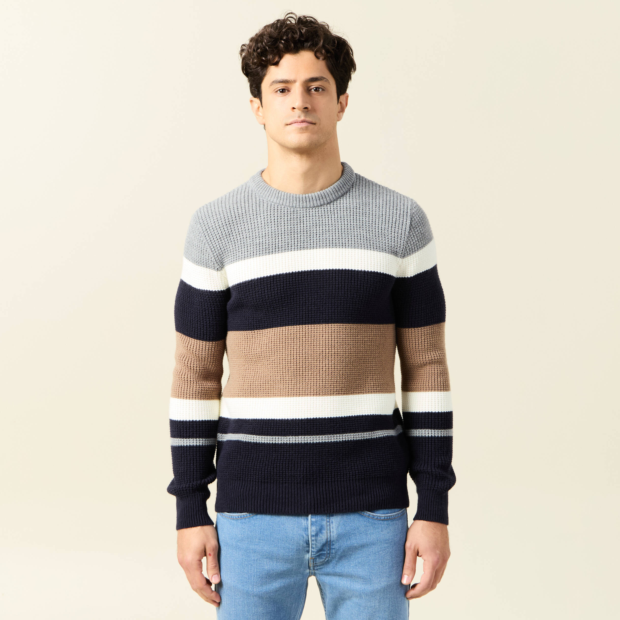 pull manches longues bleu marine homme Pull manches longues bleu marine homme
