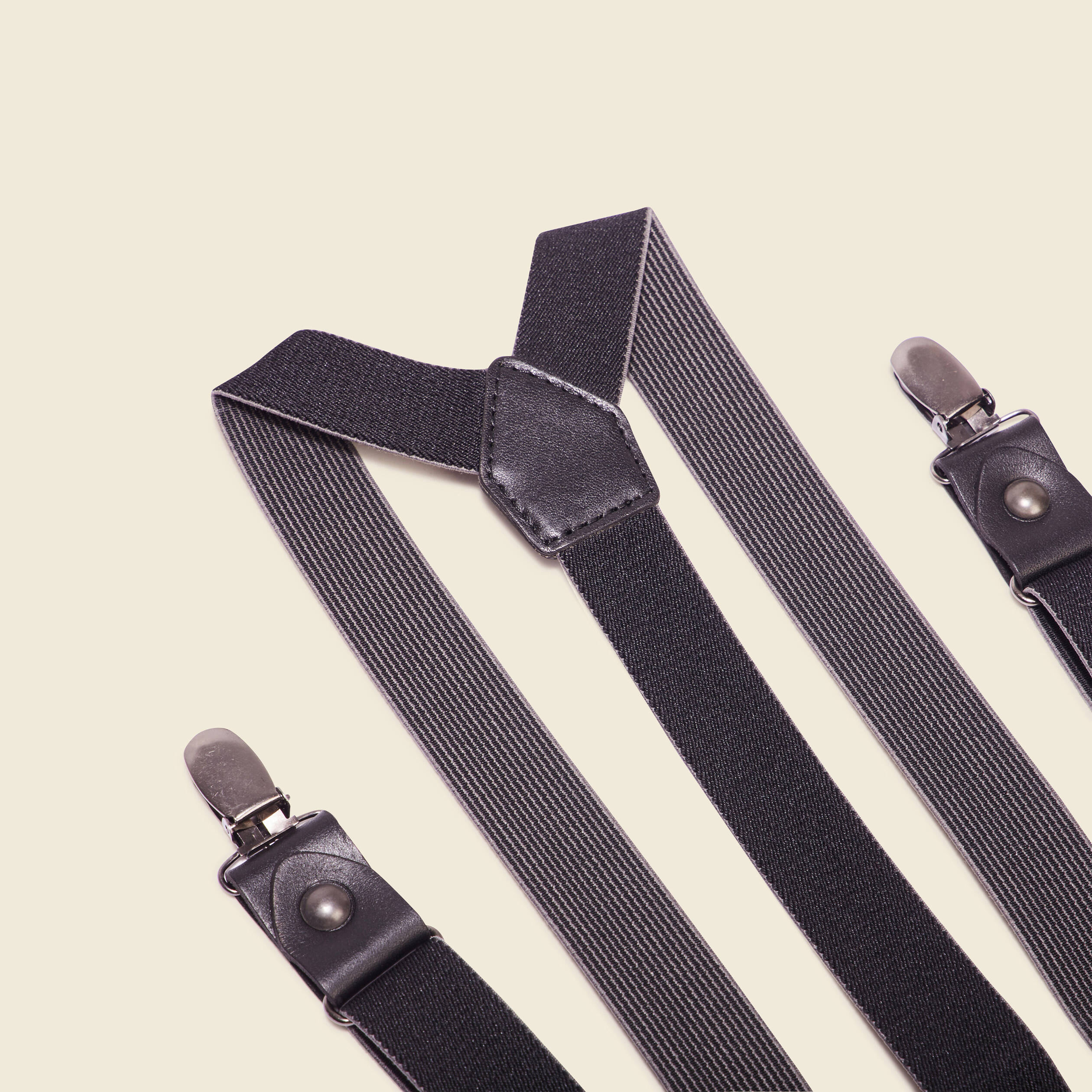 bretelles avec pinces noir homme Bretelles avec pinces noir homme