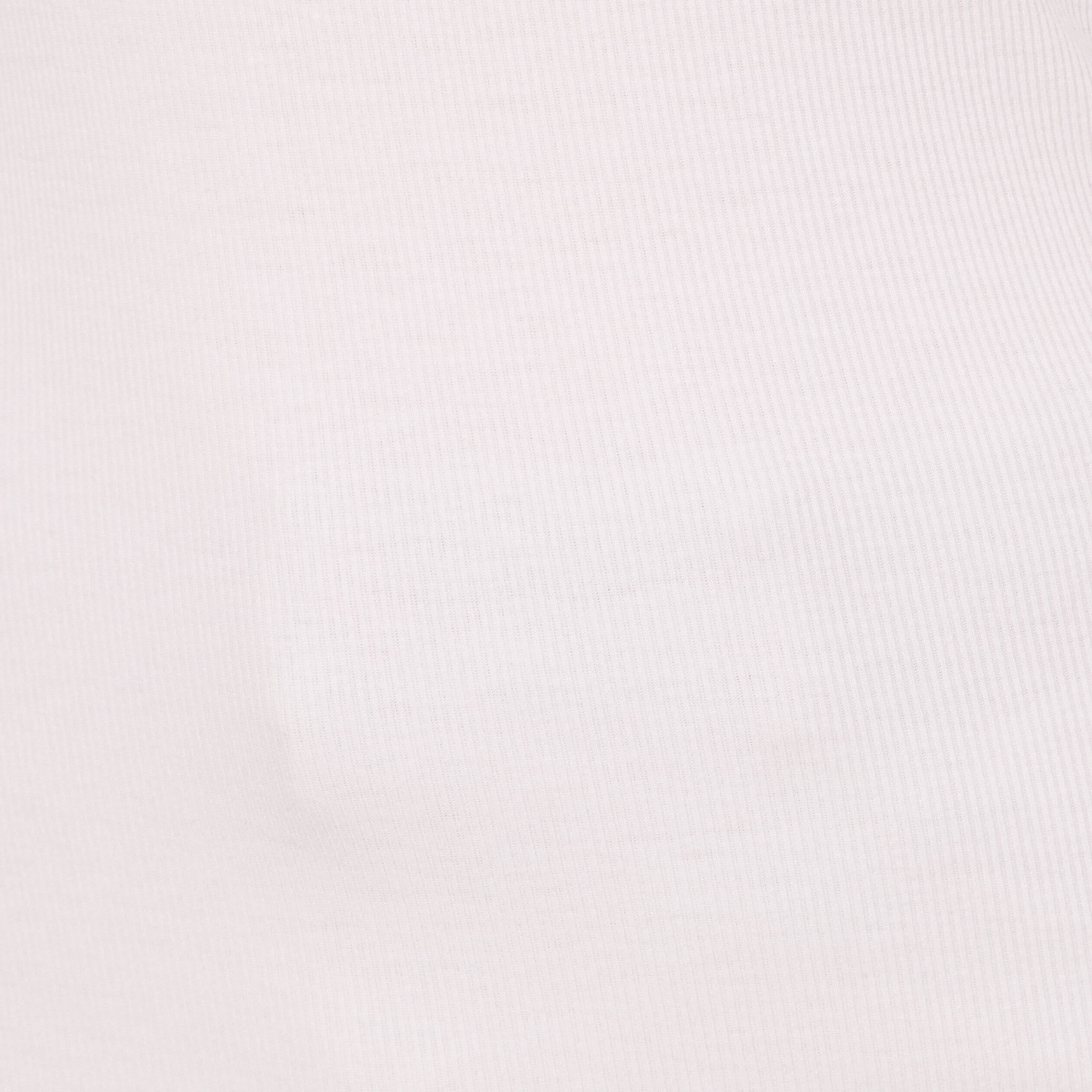 T-shirt ajust&eacute; d&eacute;collet&eacute; manches longues blanc femme