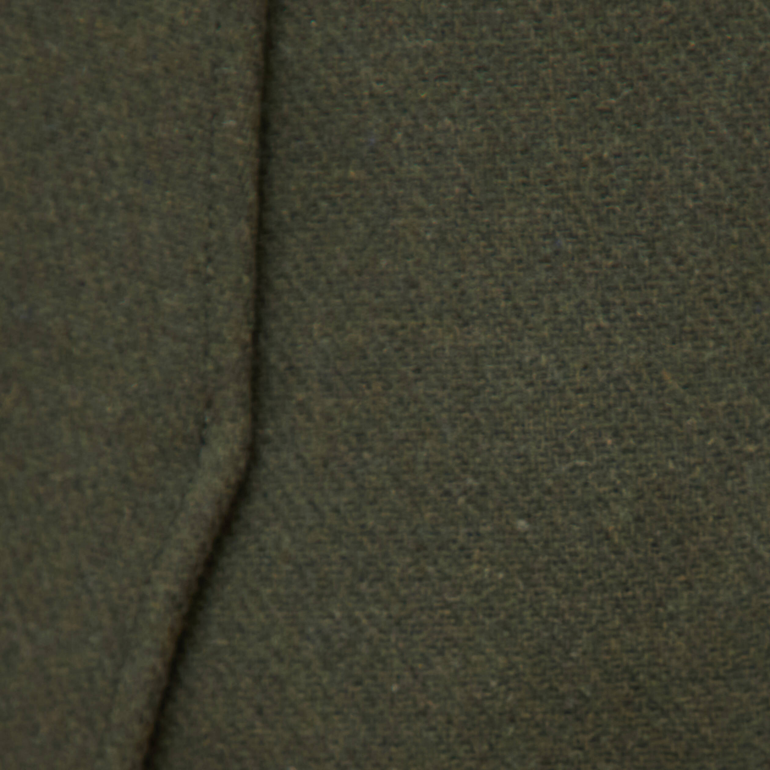 Caban oversize court &agrave; capuche vert olive femme