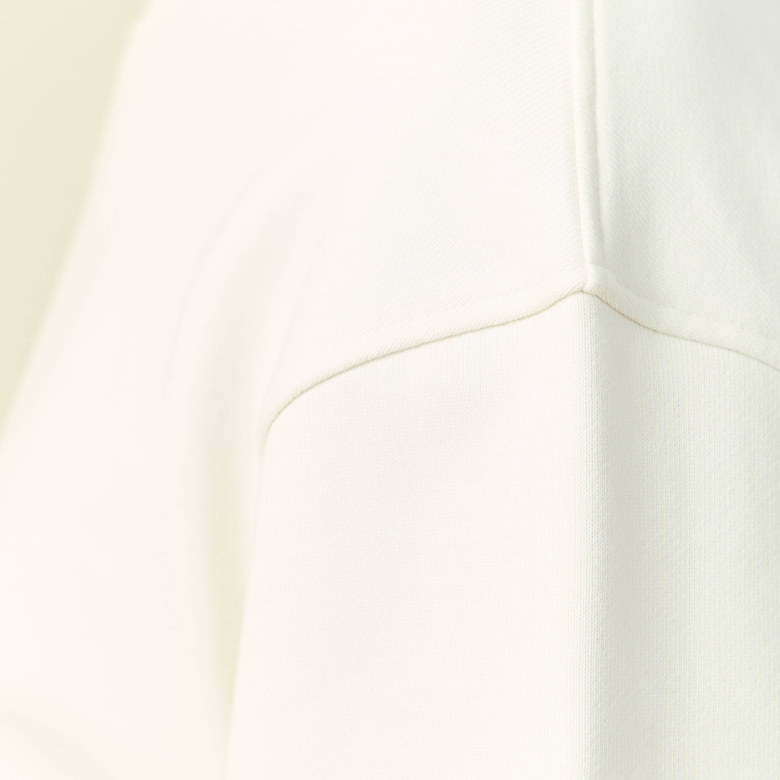 Sweat manches longues en coton ecru homme