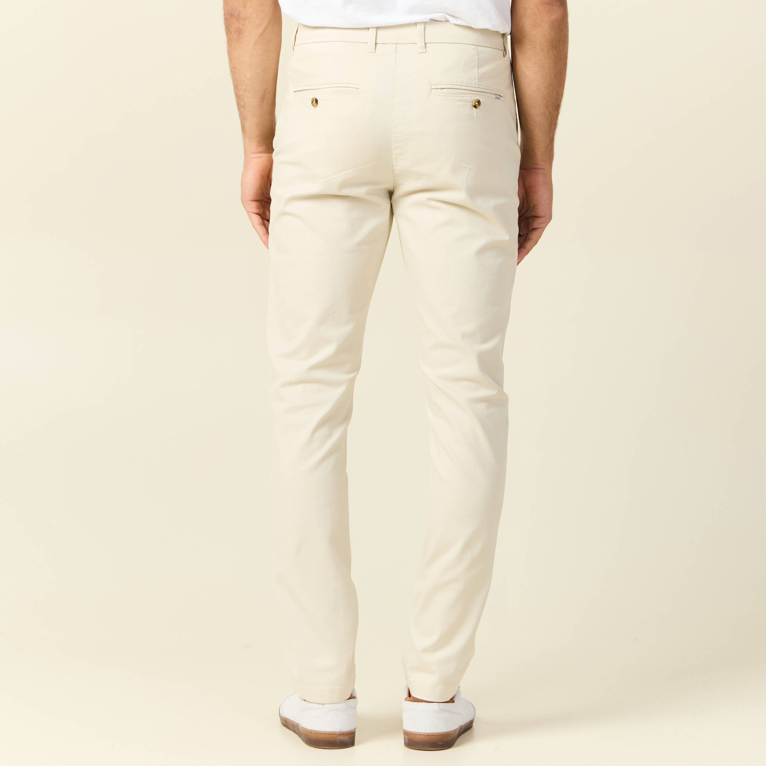 pantalon slim instinct chino sable homme Pantalon slim Instinct chino sable homme