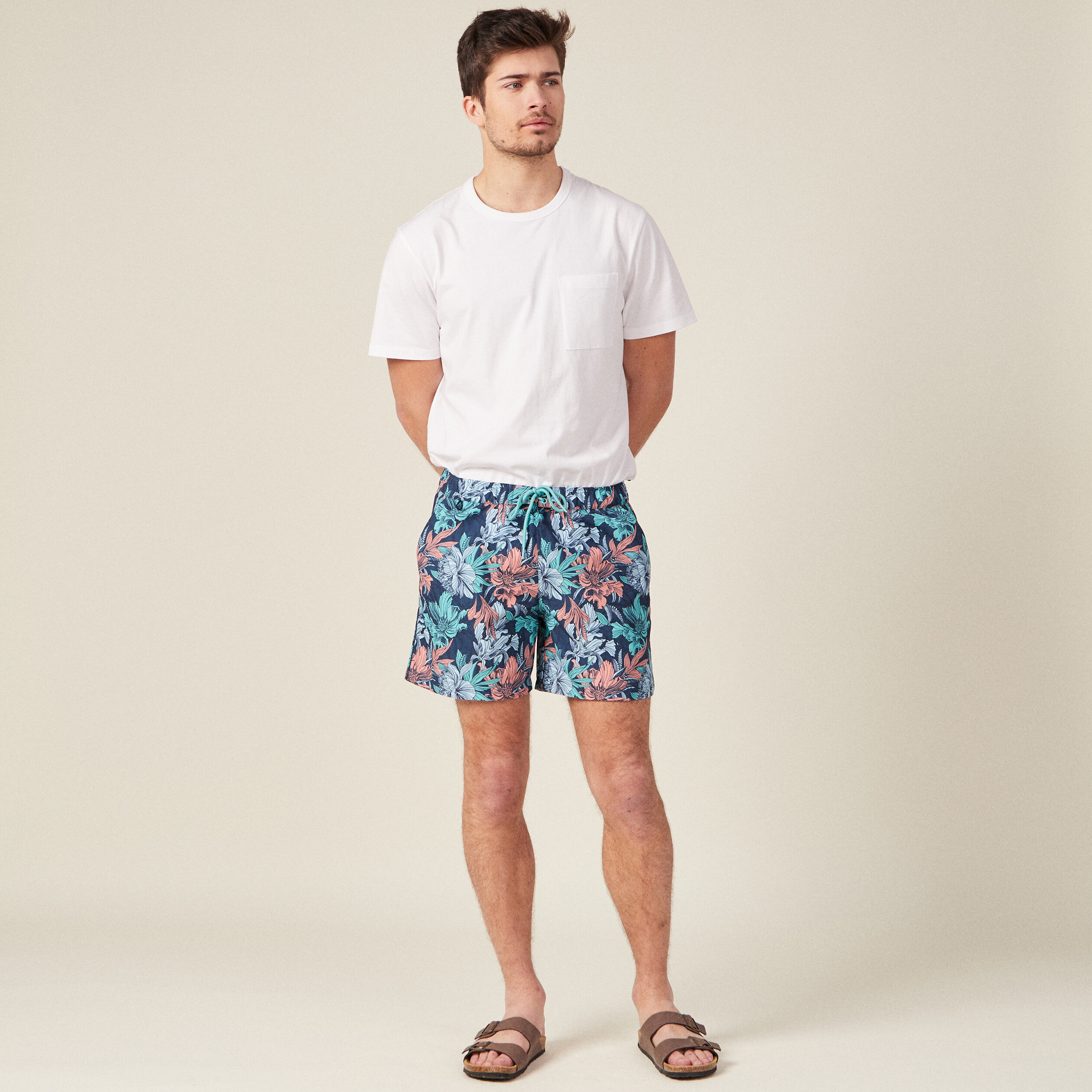 short de bain bleu marine homme Short de bain bleu marine homme