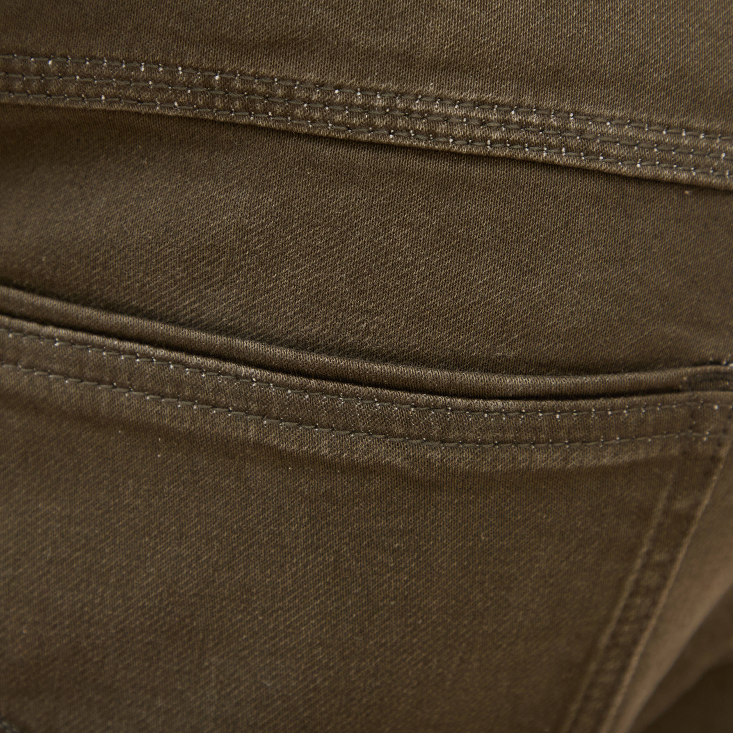 Jeans straight longueur 32 denim marron homme