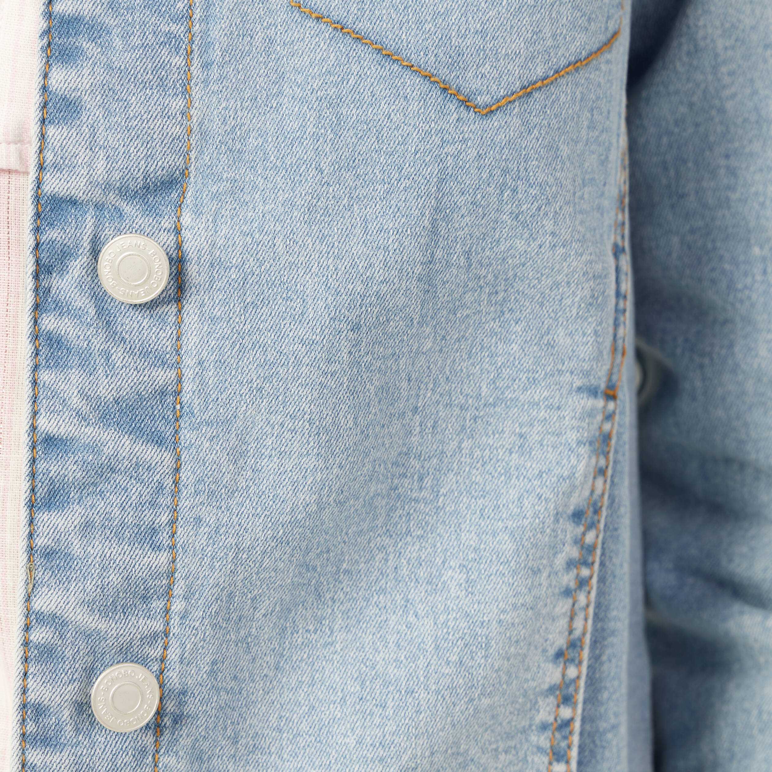 veste en jean eco responsable denim bleach femme Veste en jean éco-responsable denim bleach femme