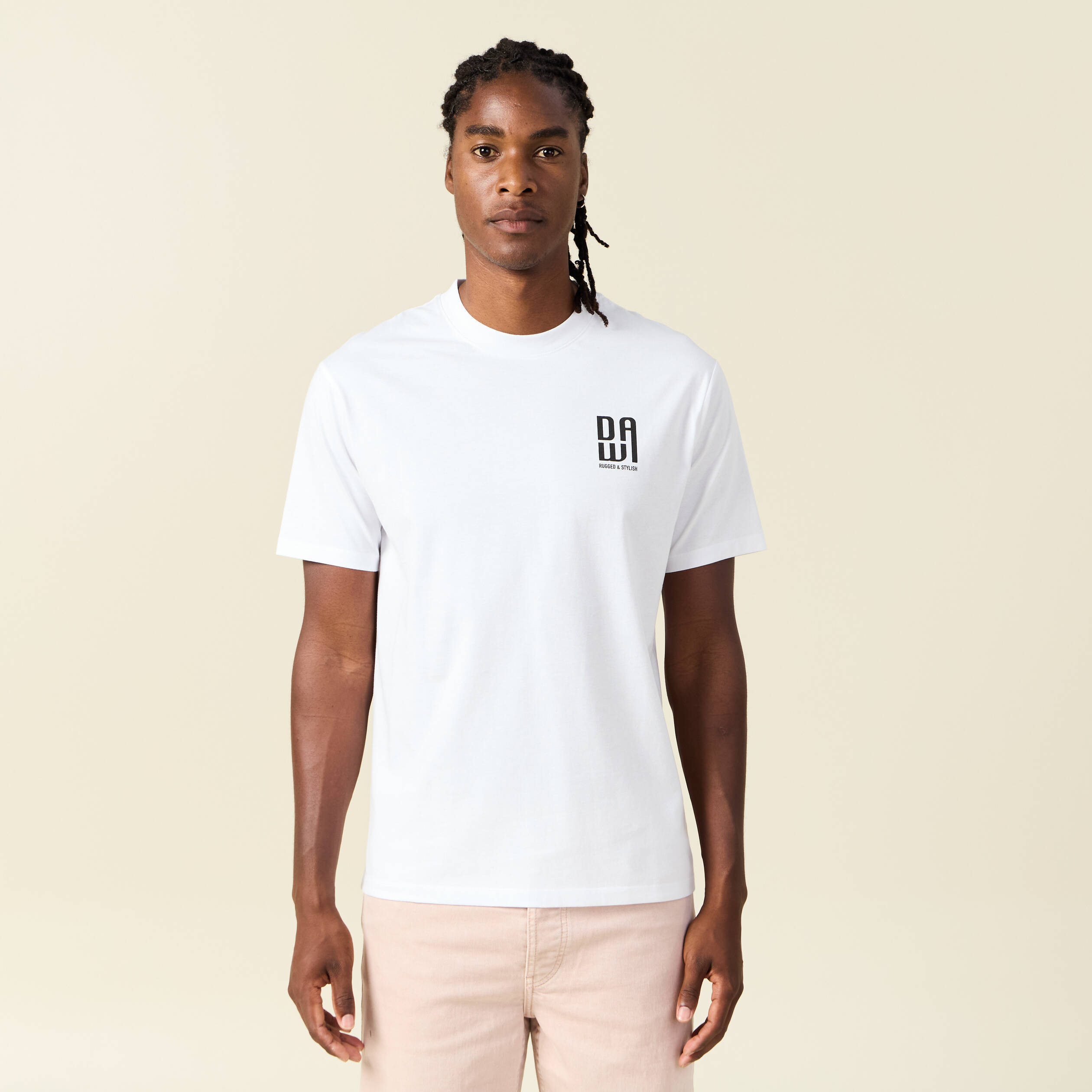 t shirt manches courtes blanc homme T-shirt manches courtes blanc homme