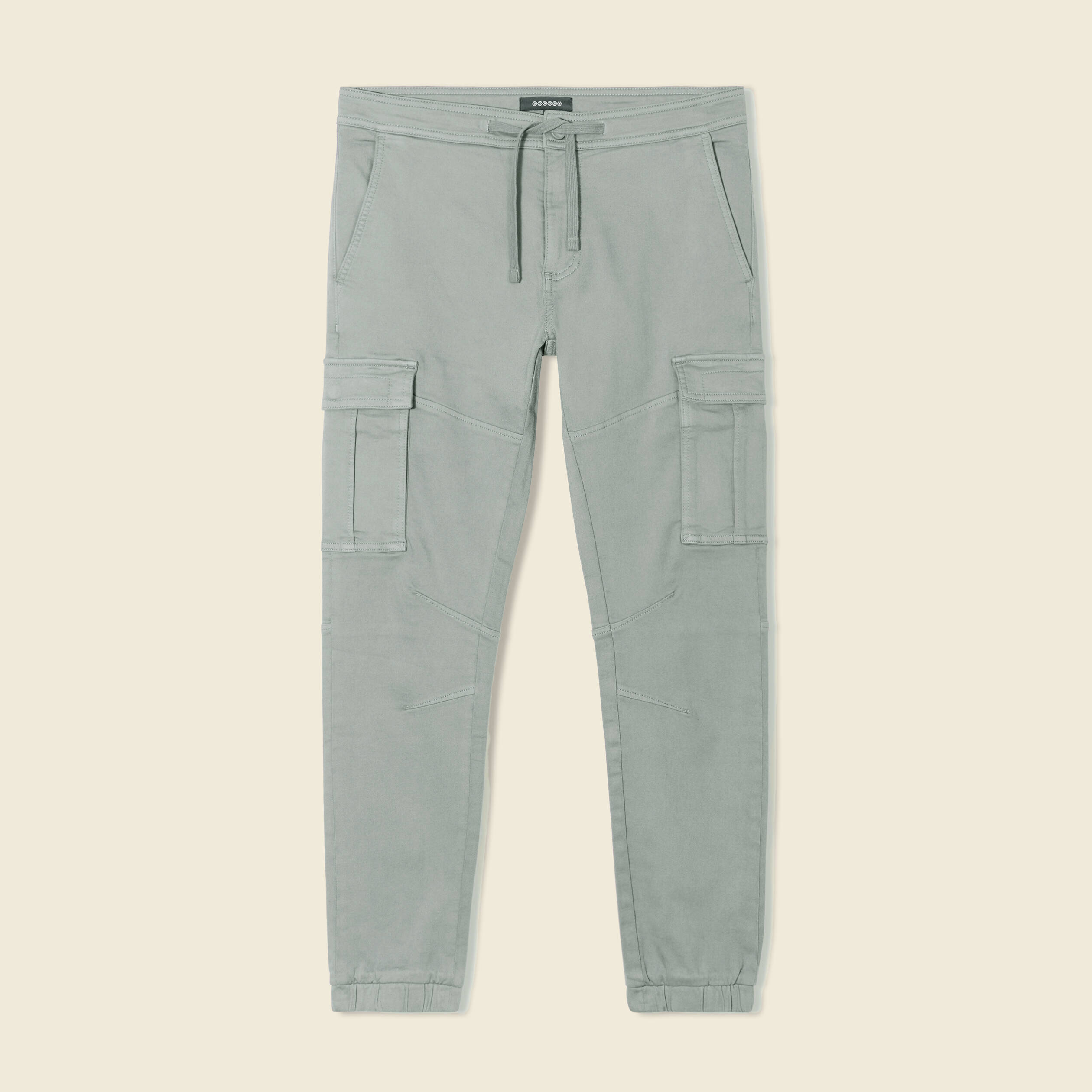 pantalon battle bas resserre bleu gris homme Pantalon battle bas resserré bleu gris homme