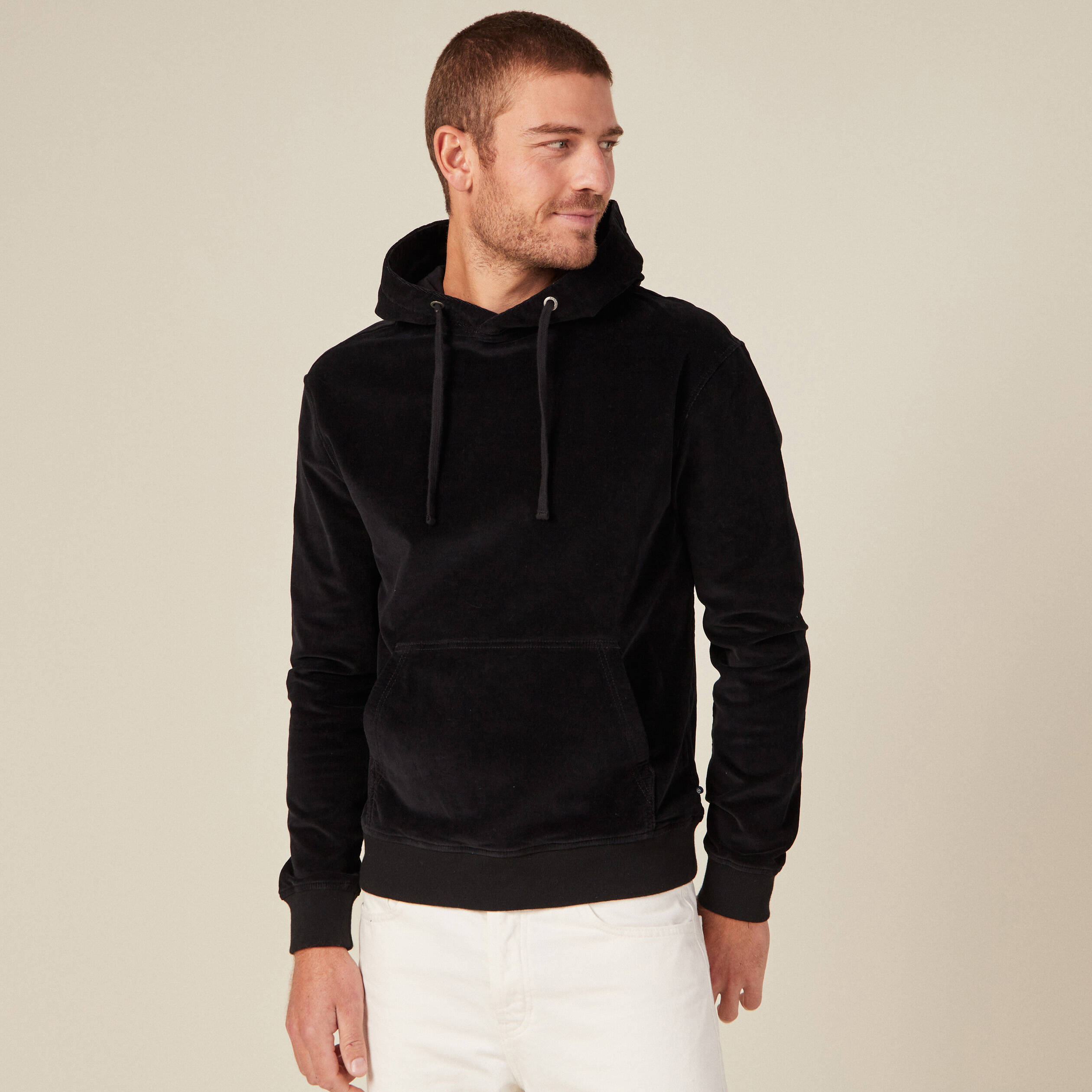 Sweat à capuche - Noir - HOMME