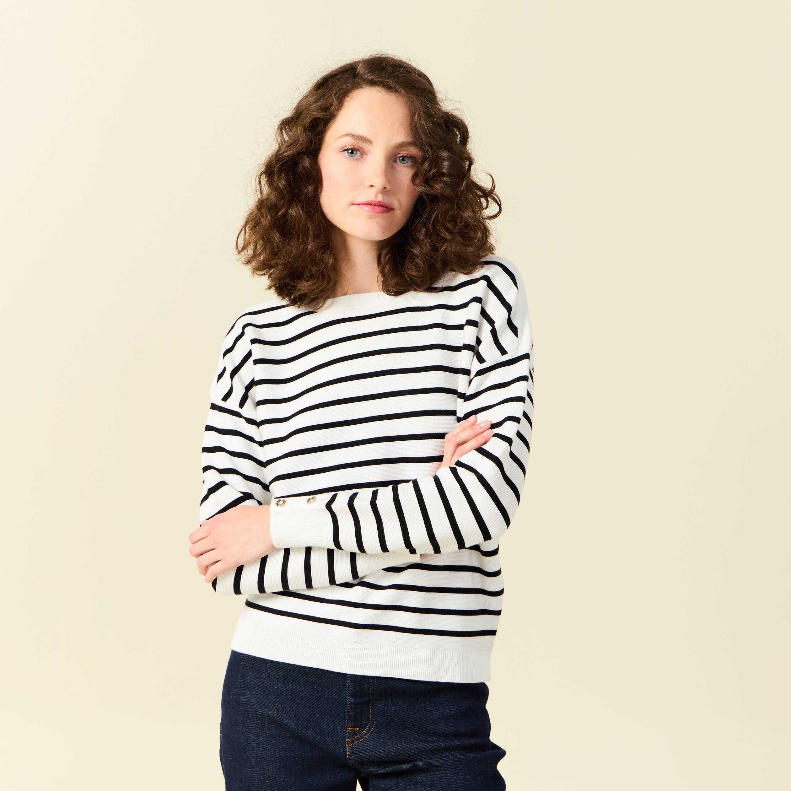 pull manches longues ecru femme Pull manches longues ecru femme