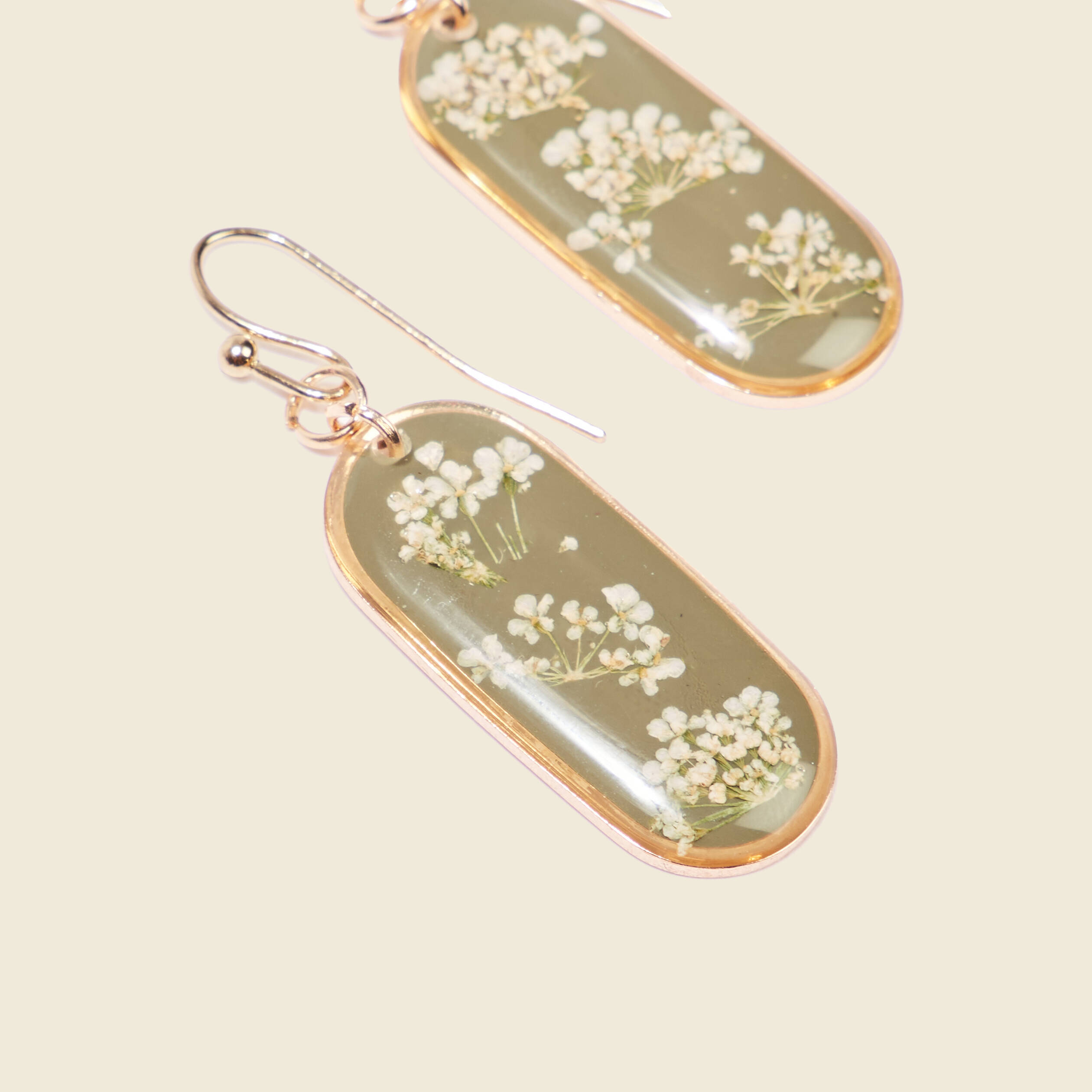 boucles doreilles pendantes vert kaki femme Boucles d'oreilles pendantes vert kaki femme