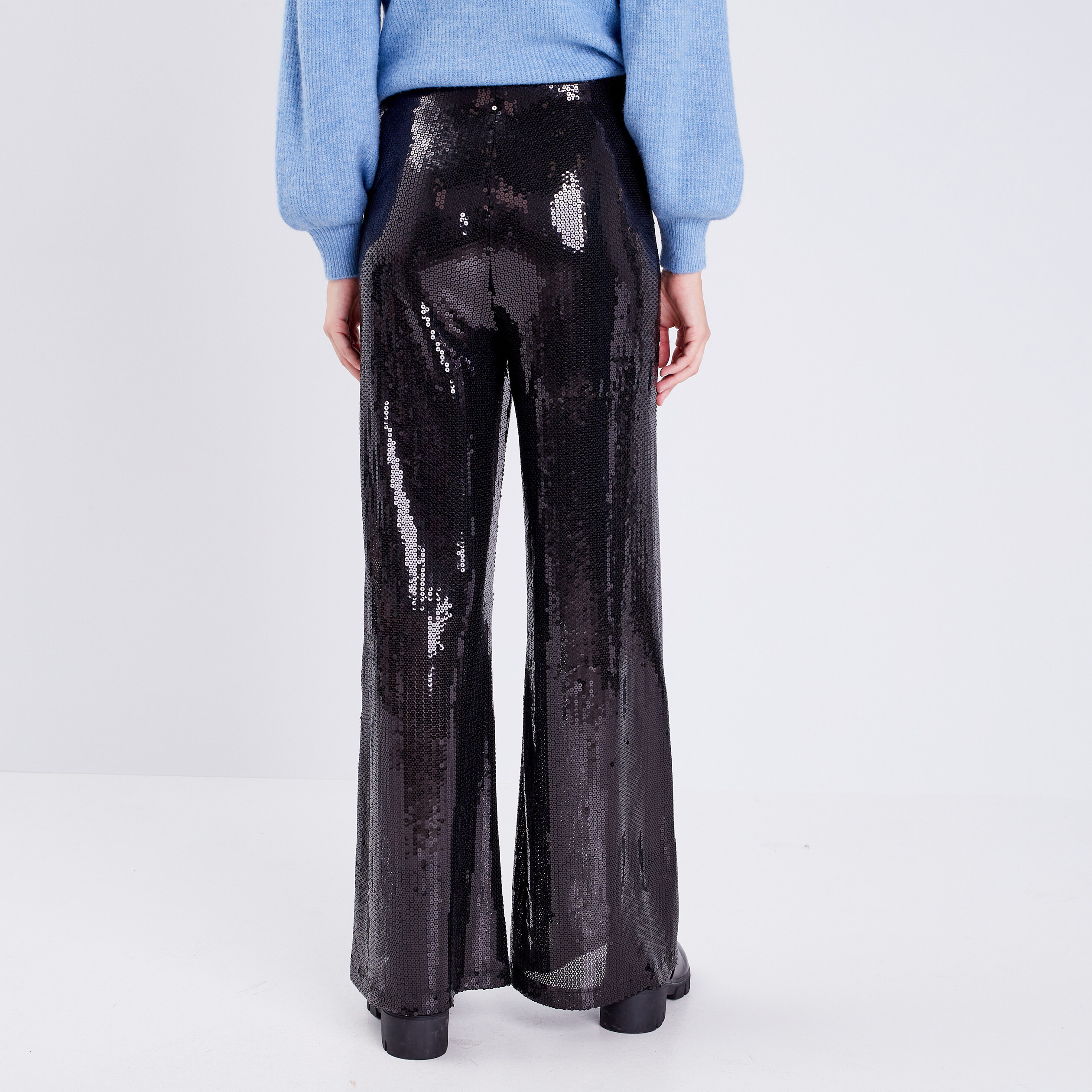 Pantalon sequin top femme