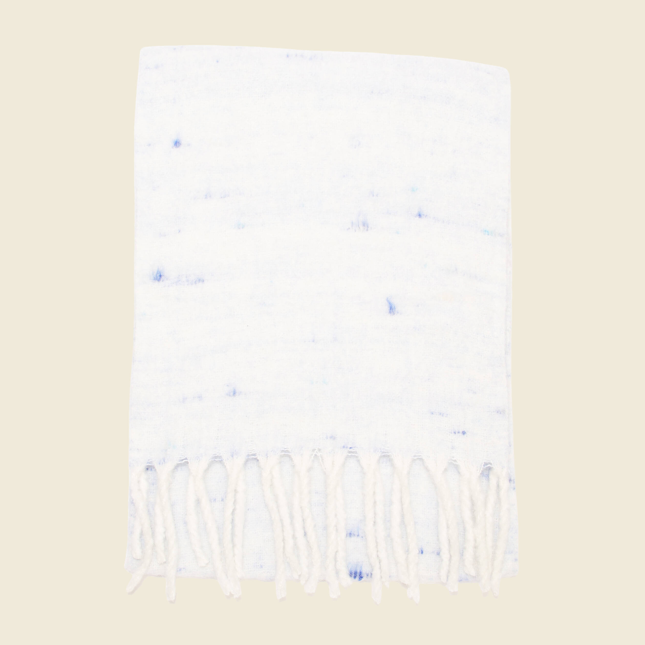 echarpe a franges bleu clair femme Écharpe à franges bleu clair femme