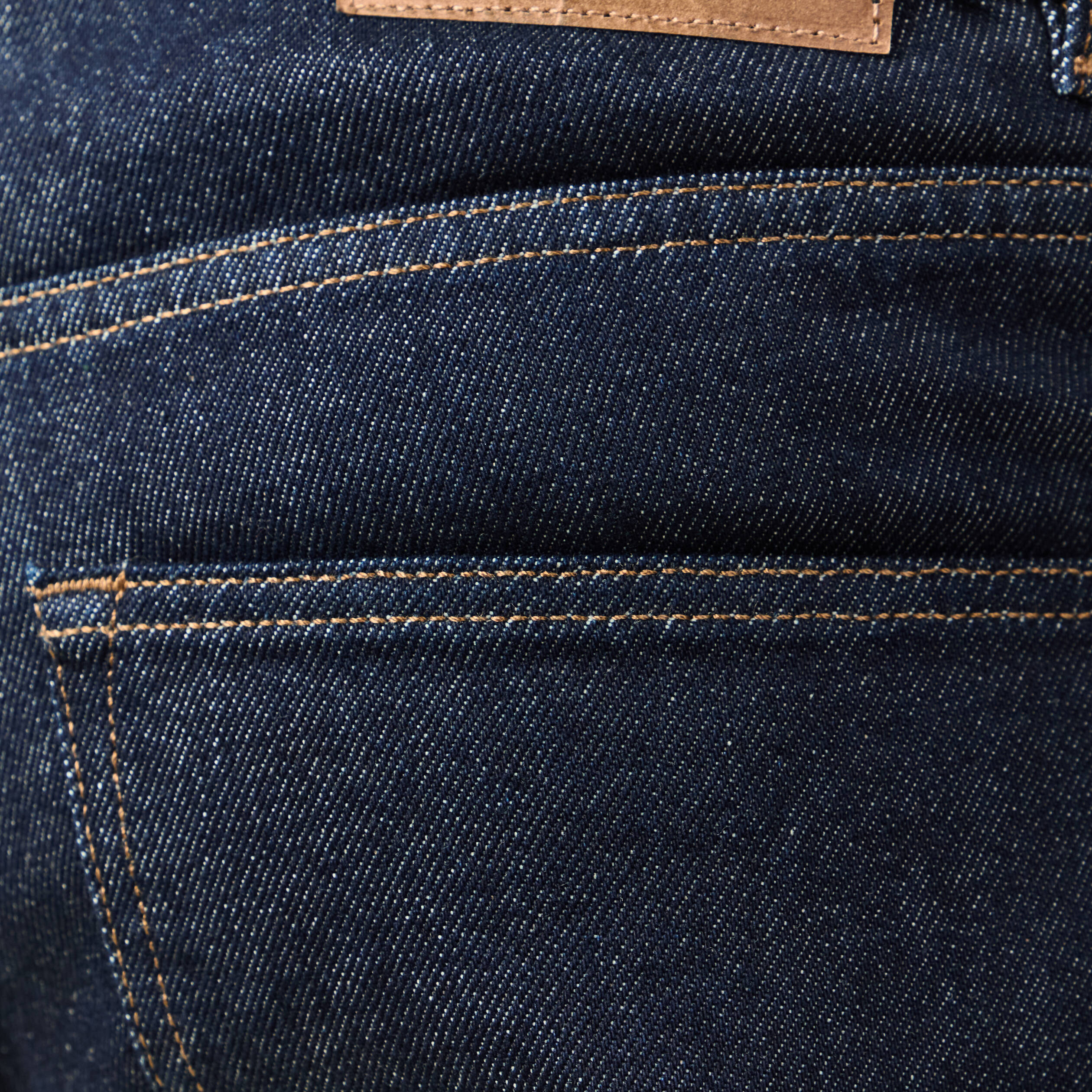Jeans large relaxed denim brut clean homme