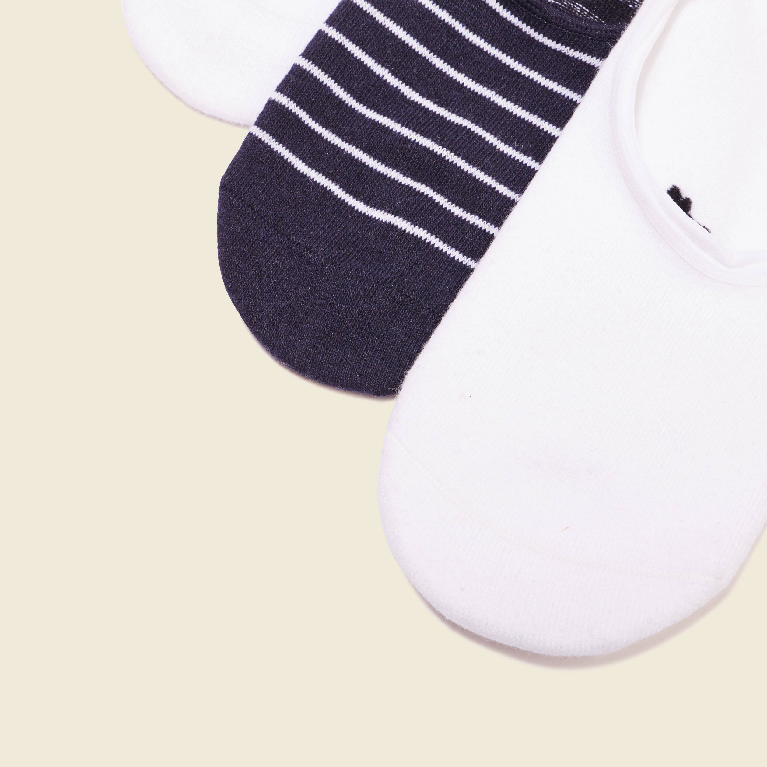Lot 3 paires chaussettes blanc homme