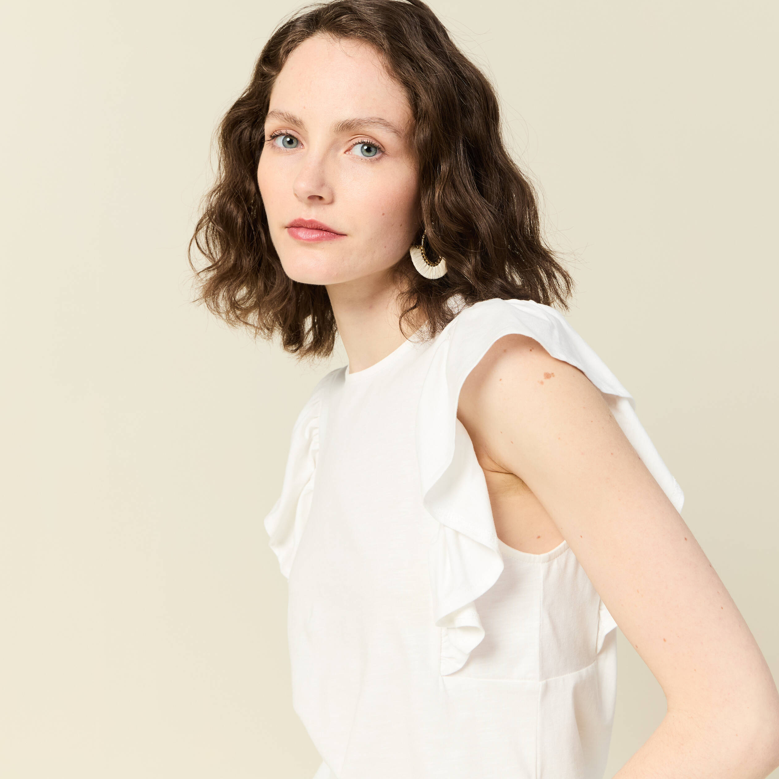 debardeur sans manches blanc femme Débardeur sans manches blanc femme
