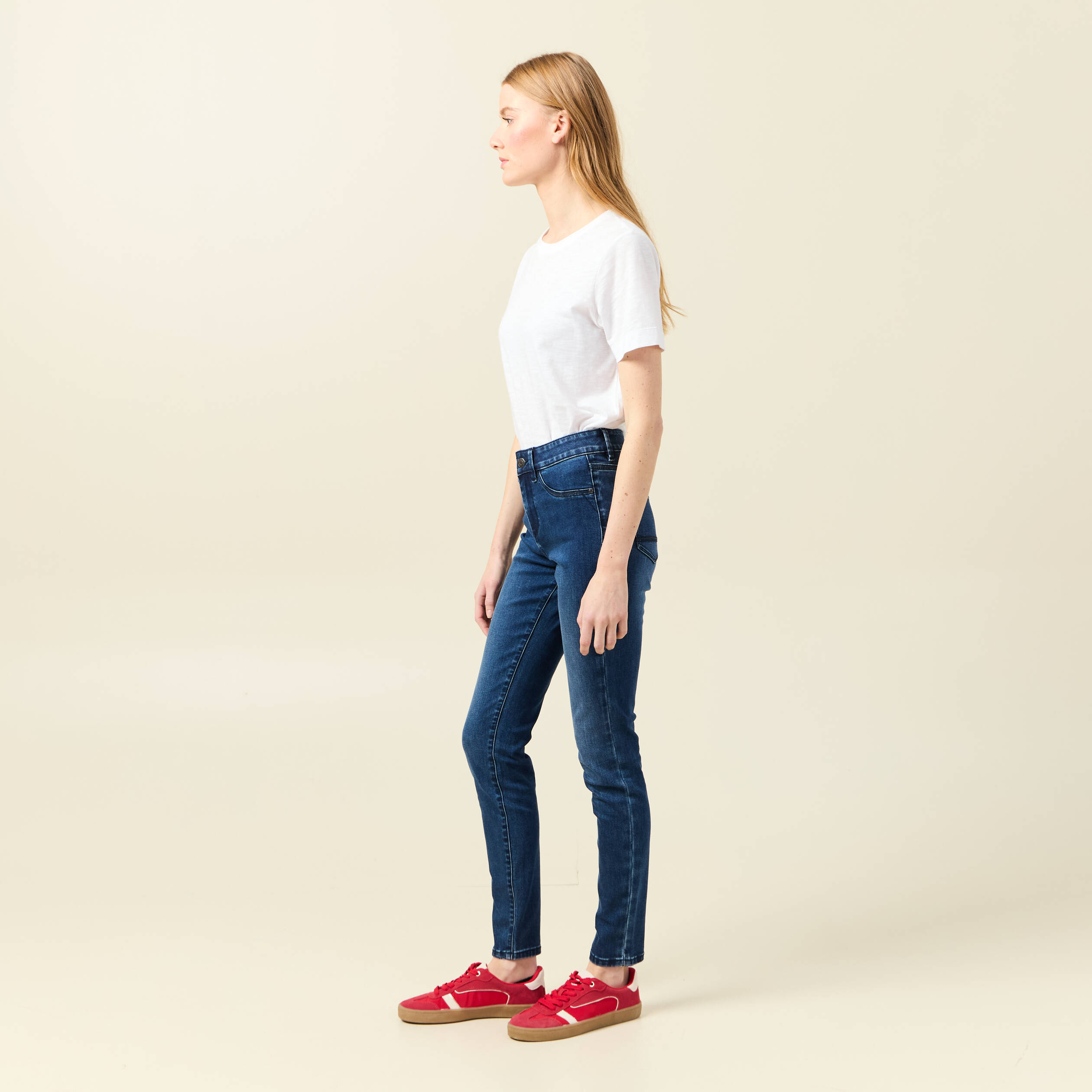 jeans lou jegging denim stone femme Jeans Lou - jegging denim stone femme