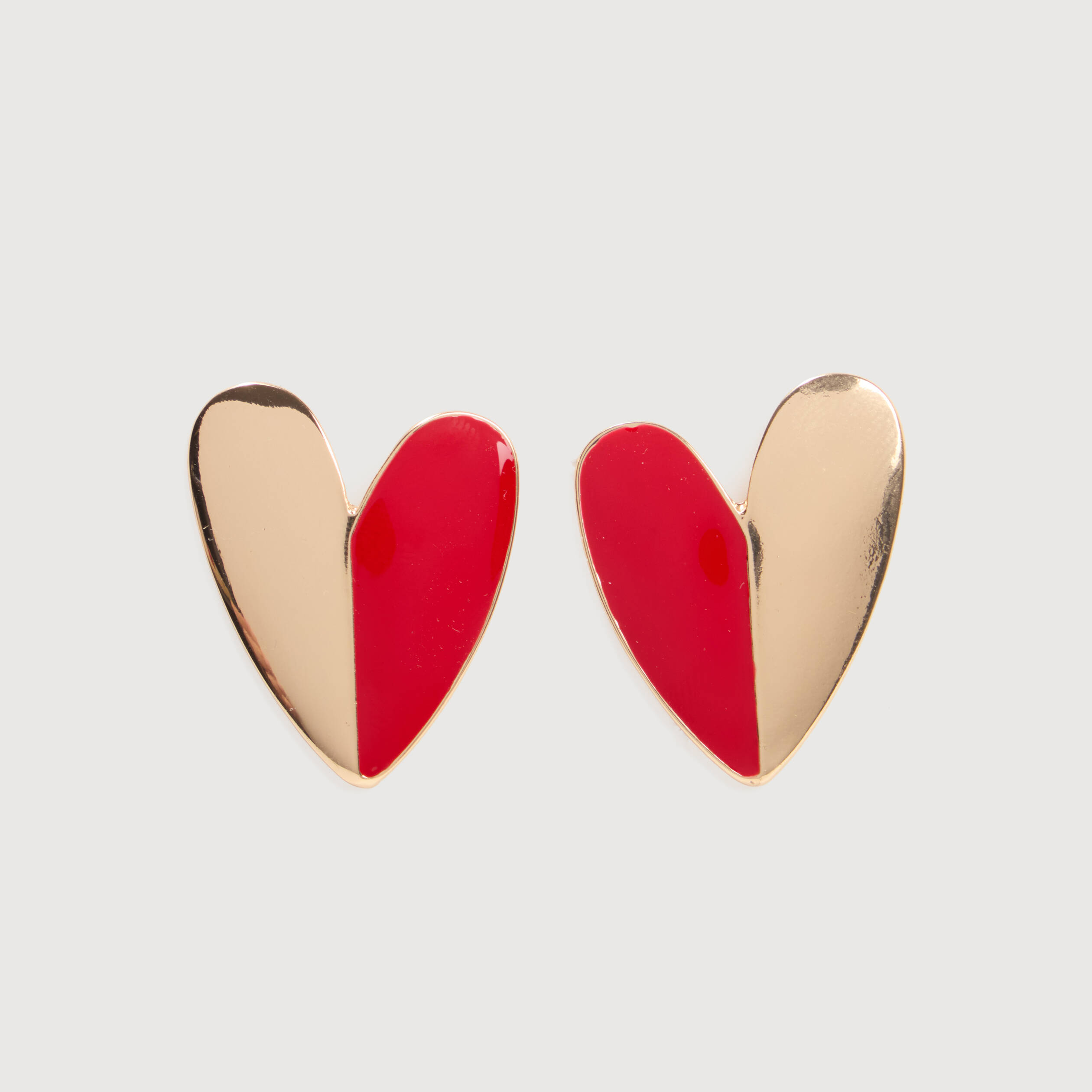 Boucles d'oreilles rouge femme