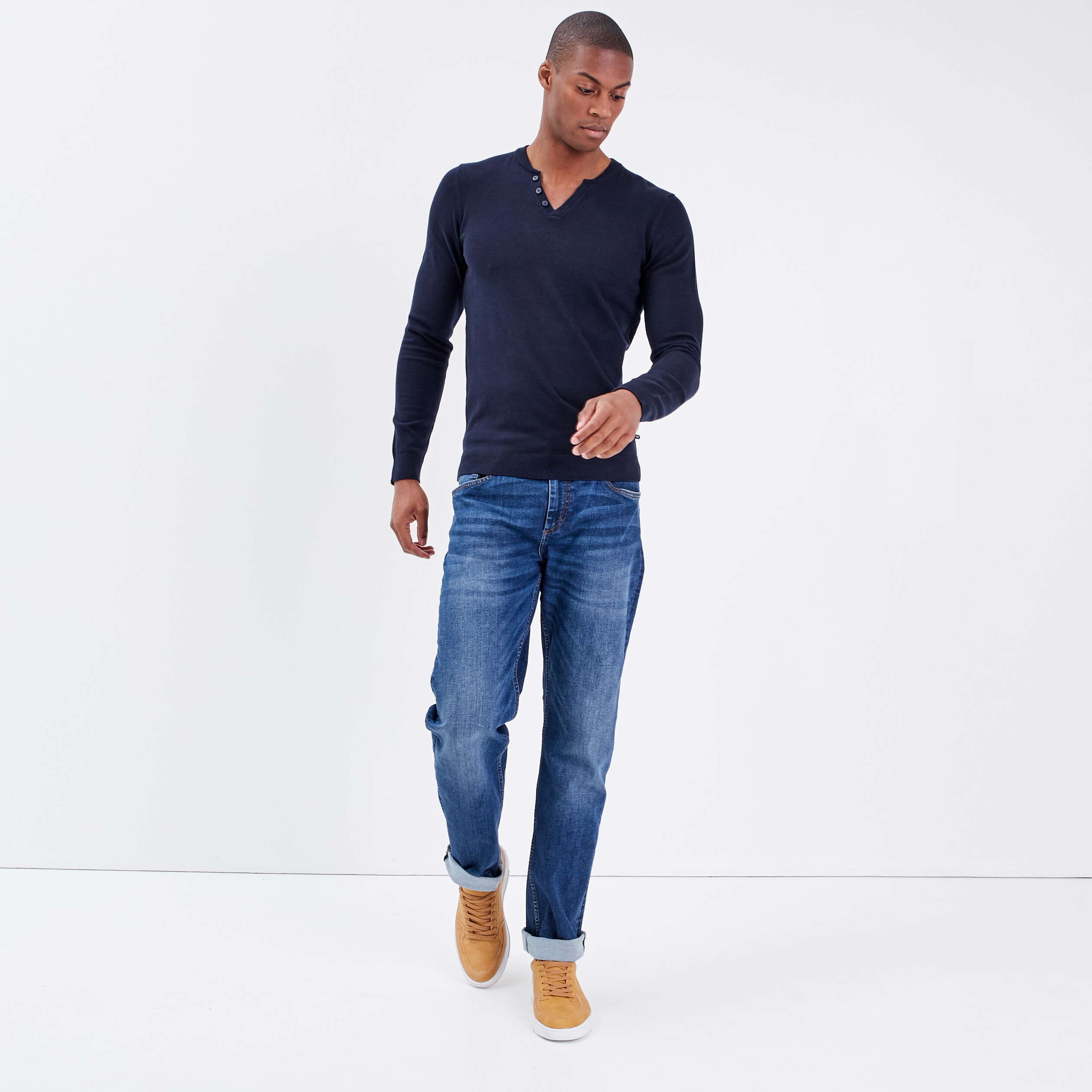 Jeans slim crinkle Instinct denim brut homme