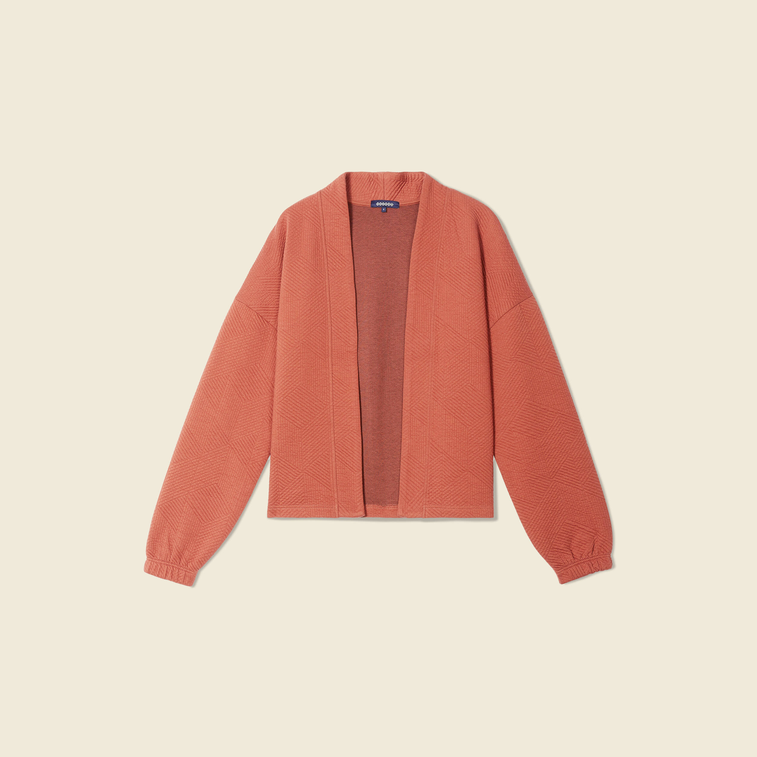 gilet manches longues orange femme Gilet manches longues orange femme