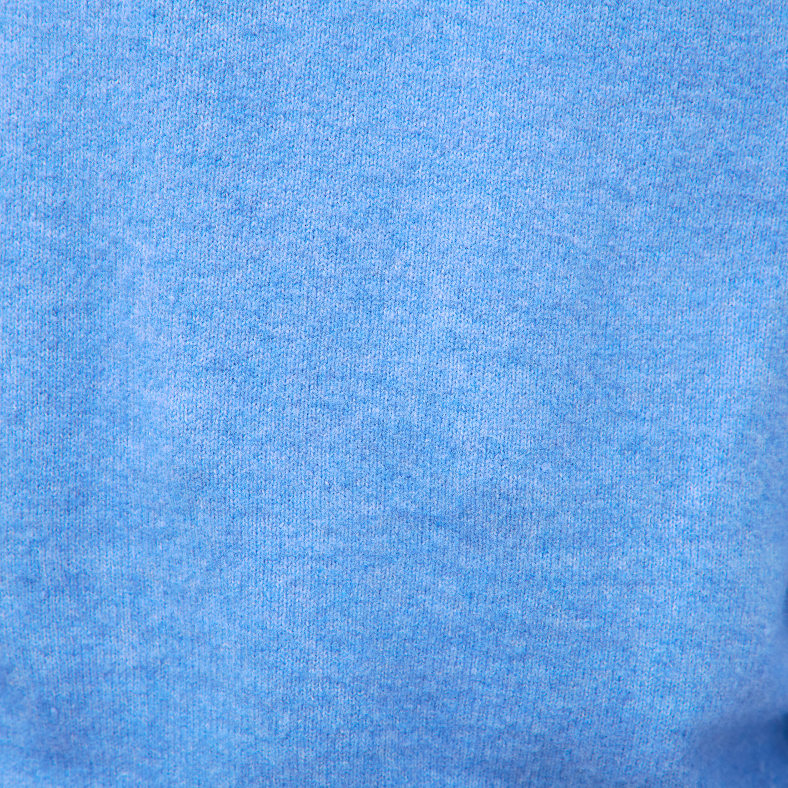 Pull manches longues col rond bleu violet homme