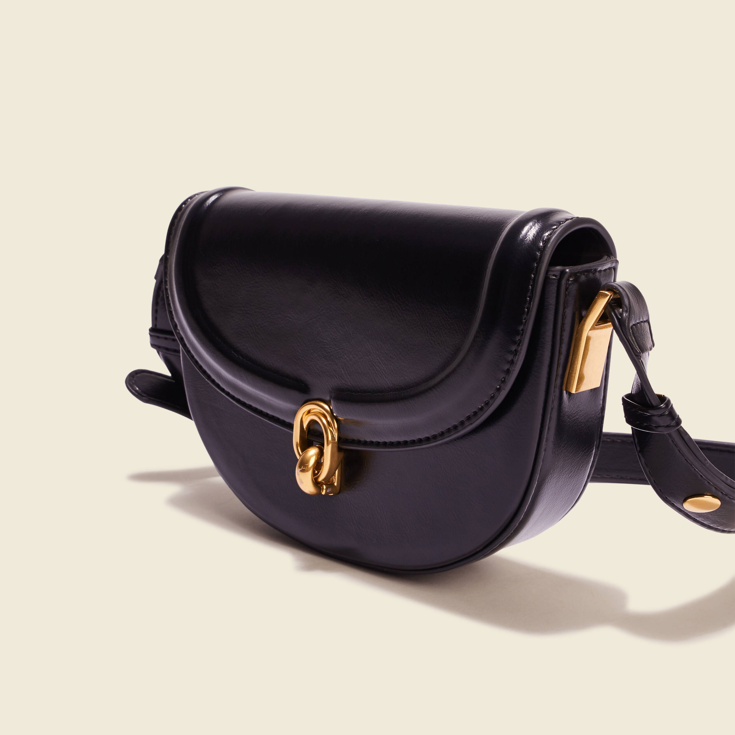 Sac besace en bandoulière noir femme