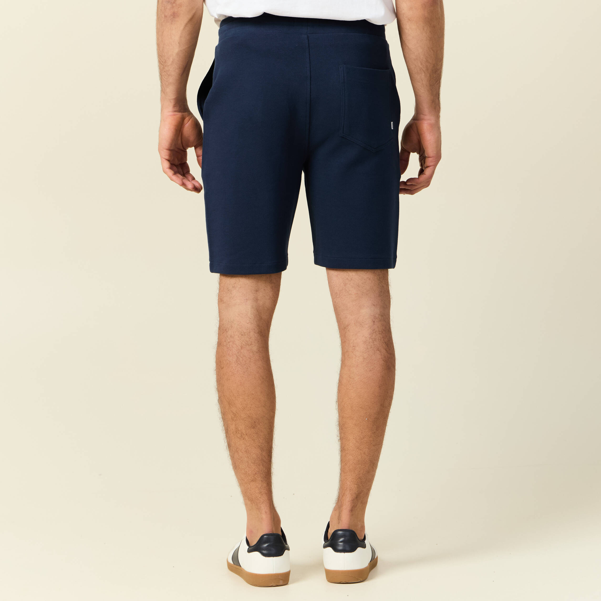 short eco responsable bleu marine homme Short éco-responsable bleu marine homme