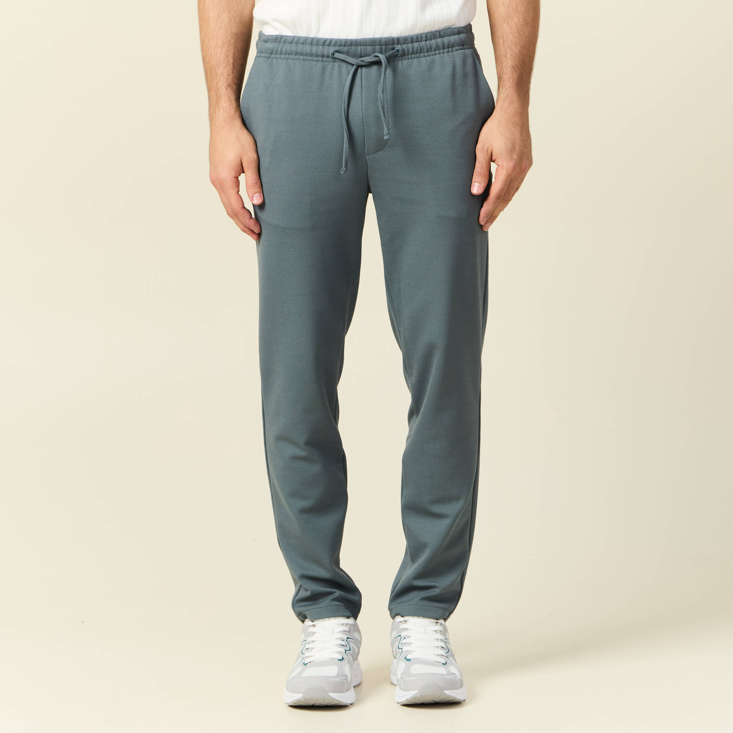 pantalon chino jogger vert fonce homme Pantalon chino jogger vert foncé homme