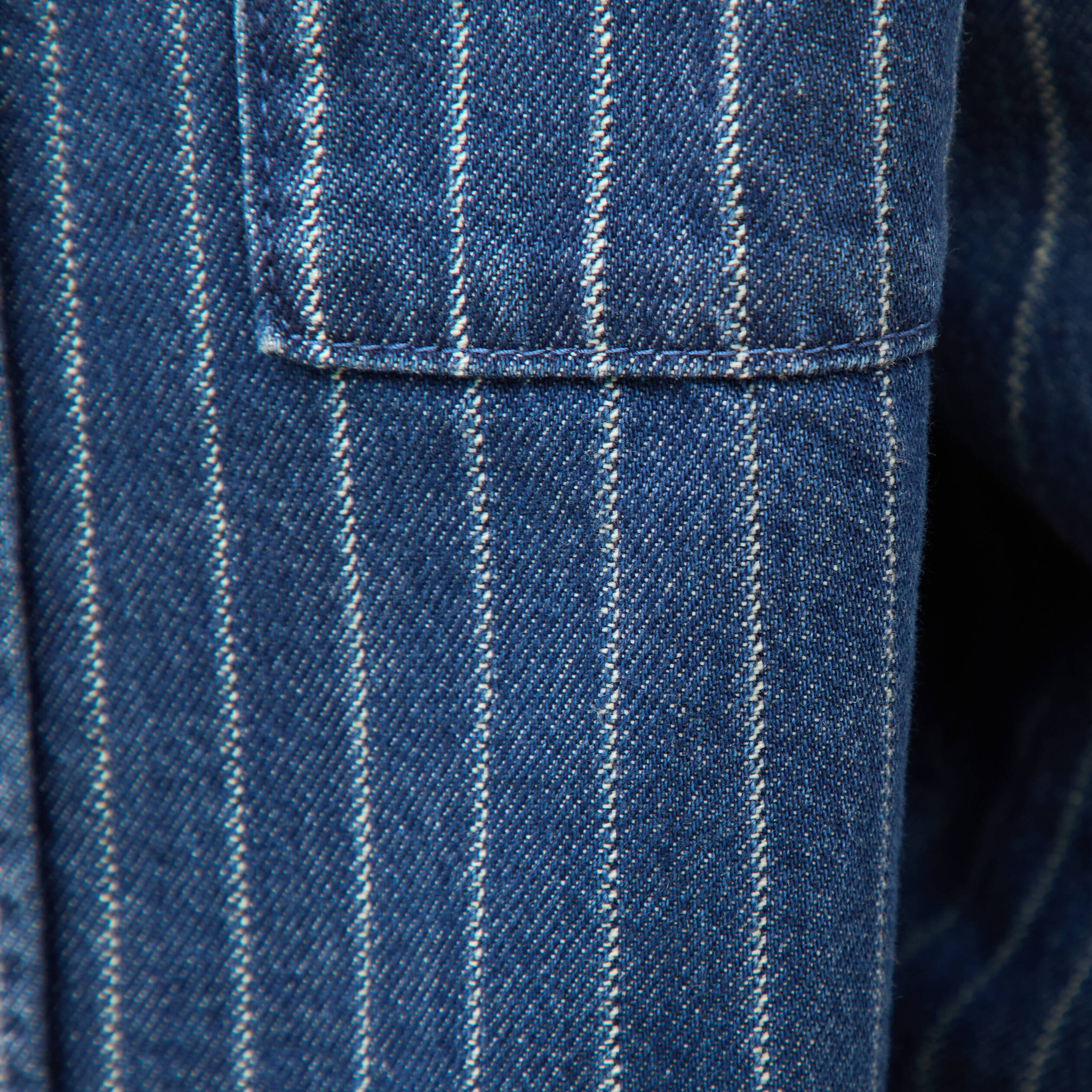 Surchemise oversize en jeans coton denim stone homme
