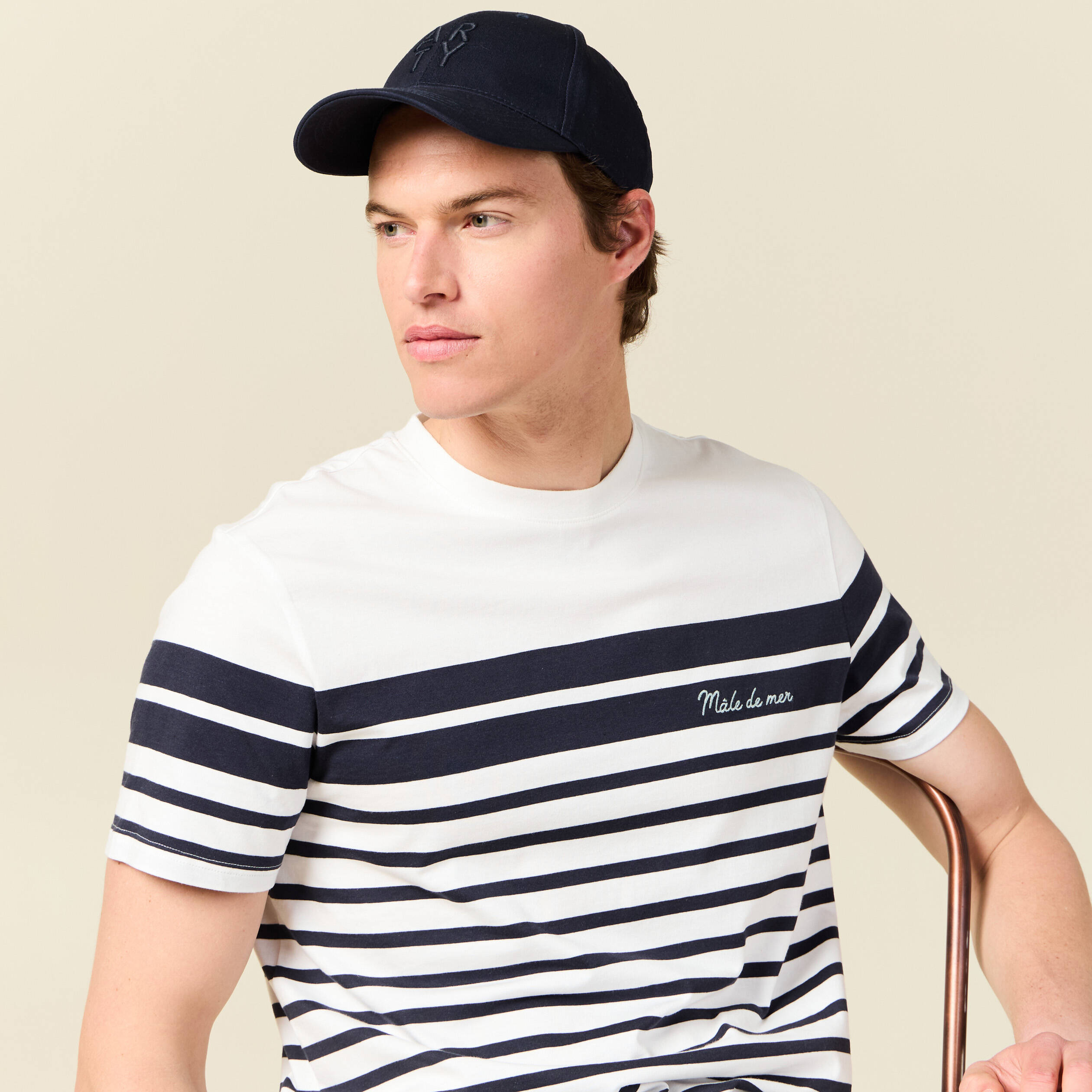 t shirt eco responsable ecru homme T-shirt éco-responsable ecru homme