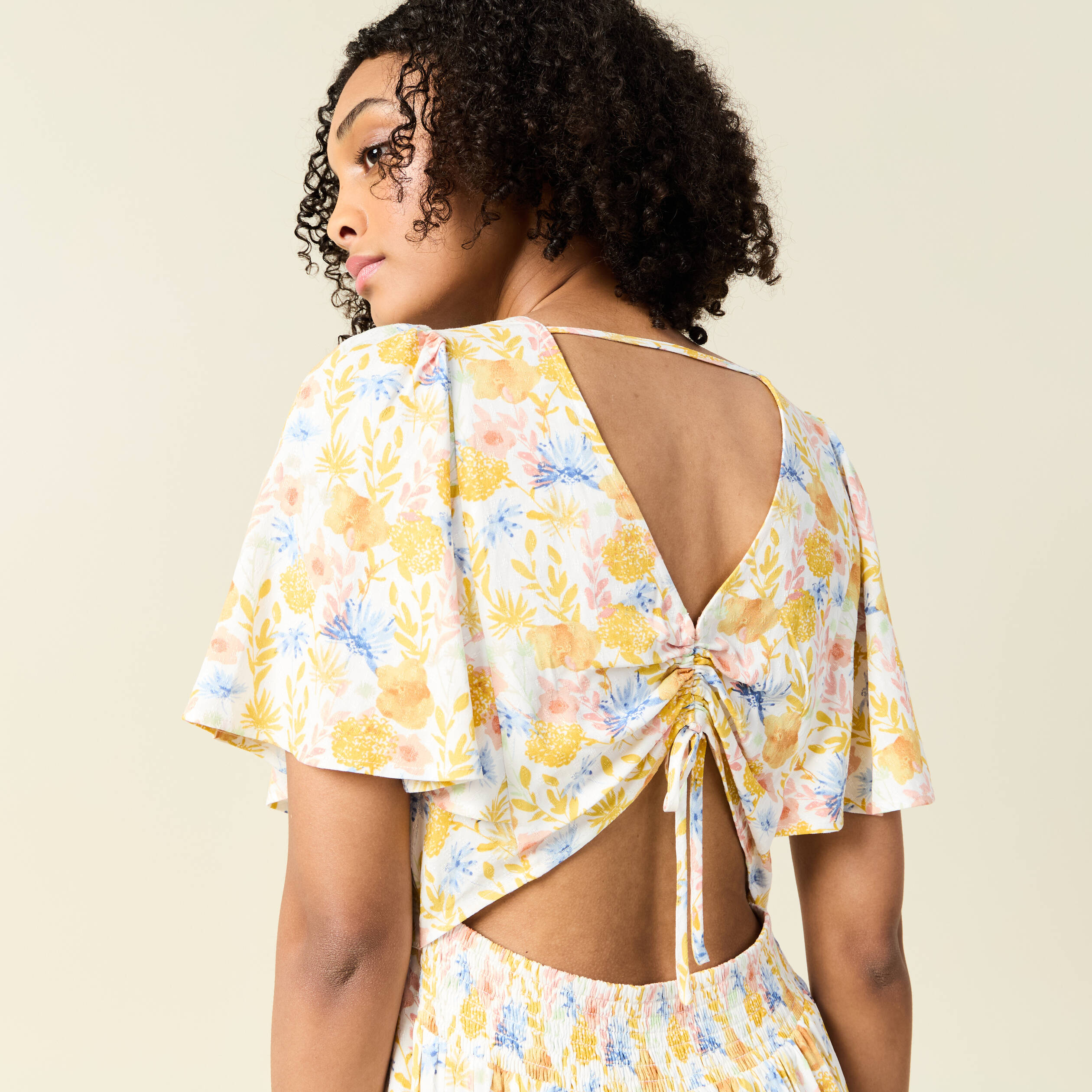 robe longue evasee multicolore femme Robe longue évasée multicolore femme