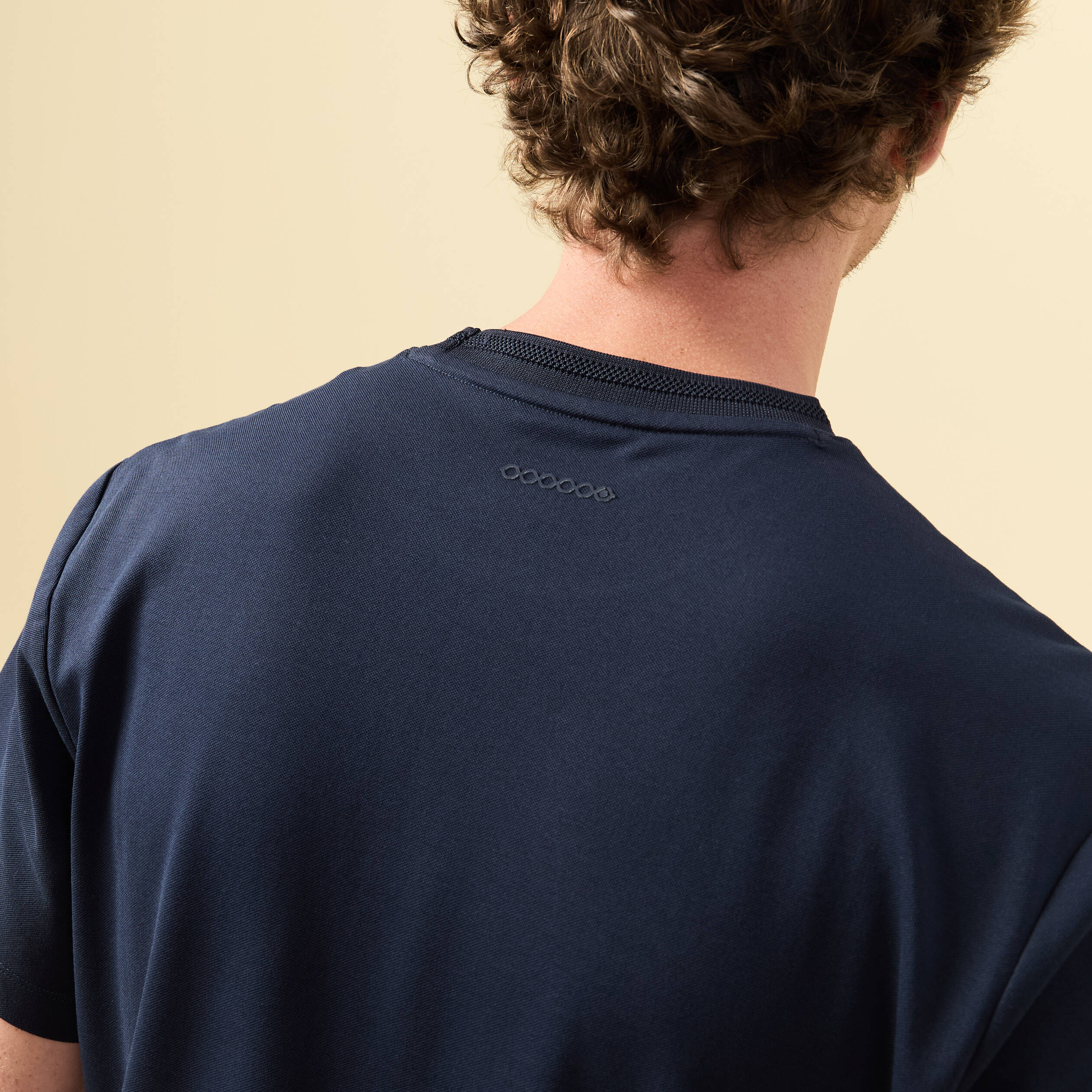 T-shirt manches courtes bleu marine homme