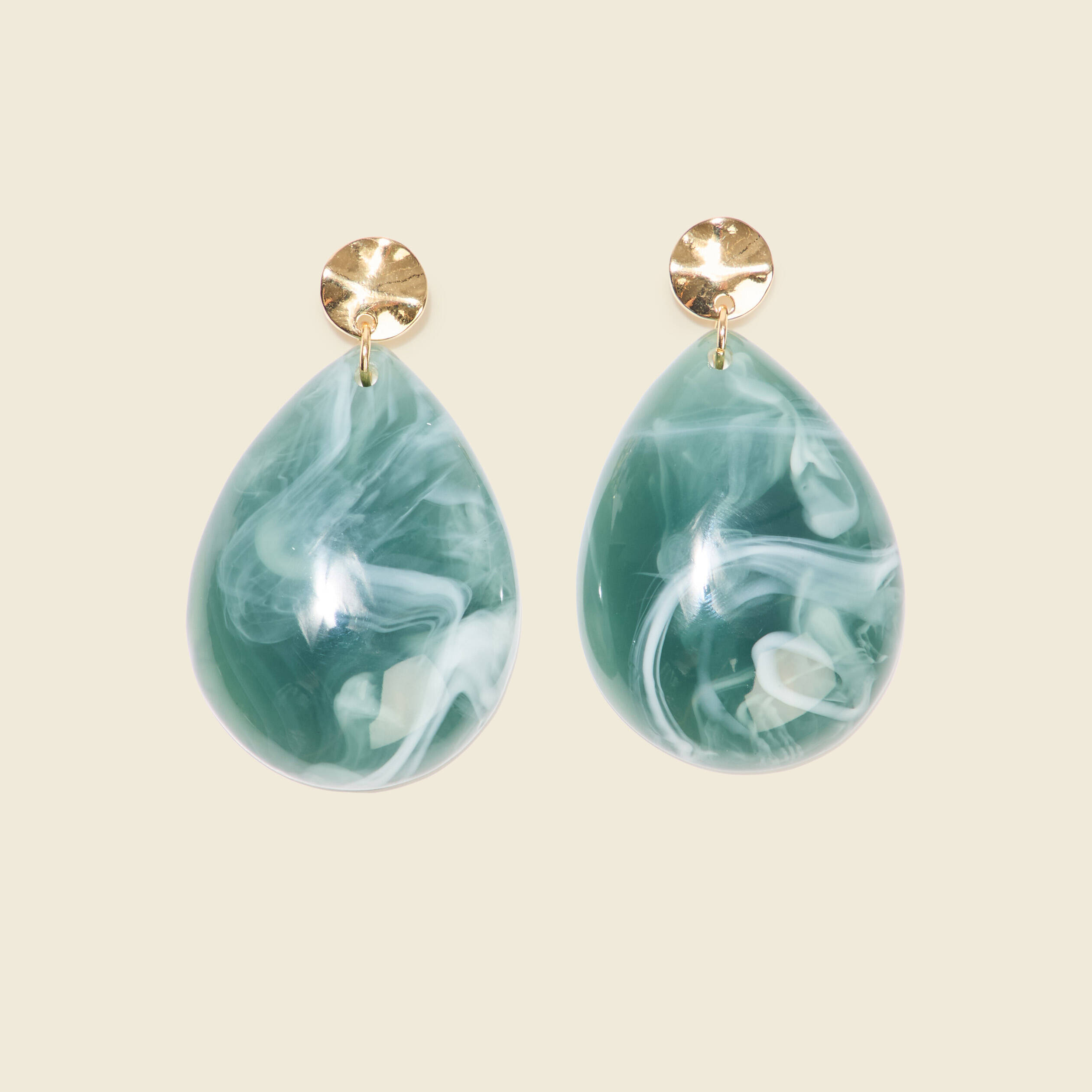 boucles doreilles pendantes vert pastel femme Boucles d'oreilles pendantes vert pastel femme