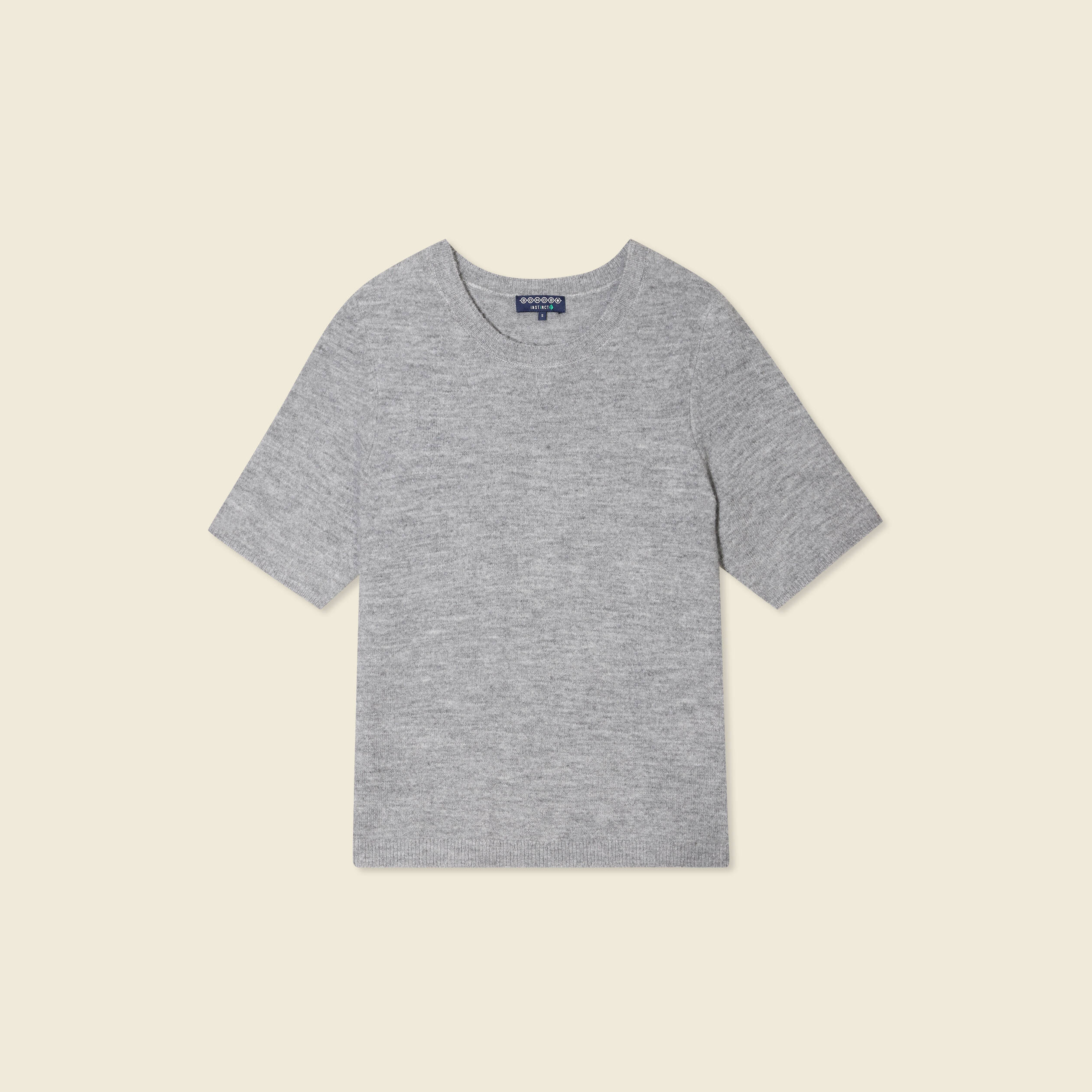 pull manches courtes gris clair femme Pull manches courtes gris clair femme